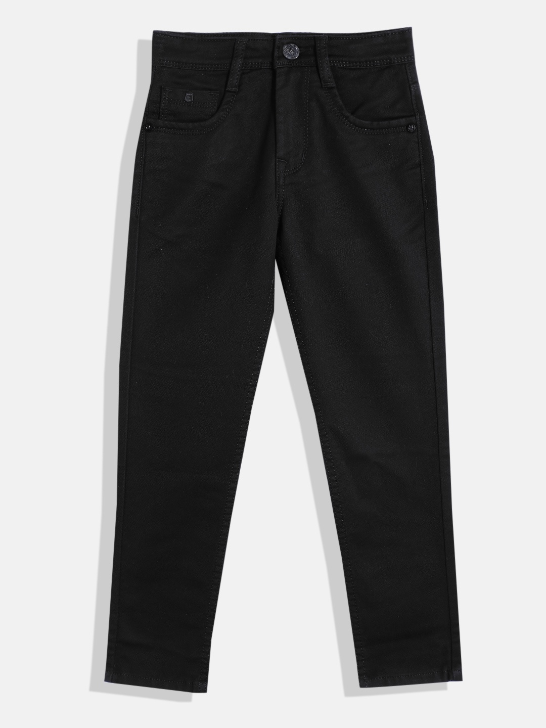 

Monte Carlo Boys Slim Fit Stretchable Jeans, Black