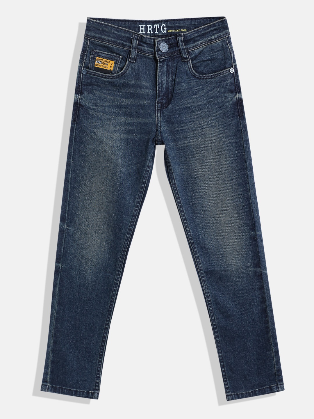 

Monte Carlo Boys Slim Fit Stretchable Jeans, Navy blue