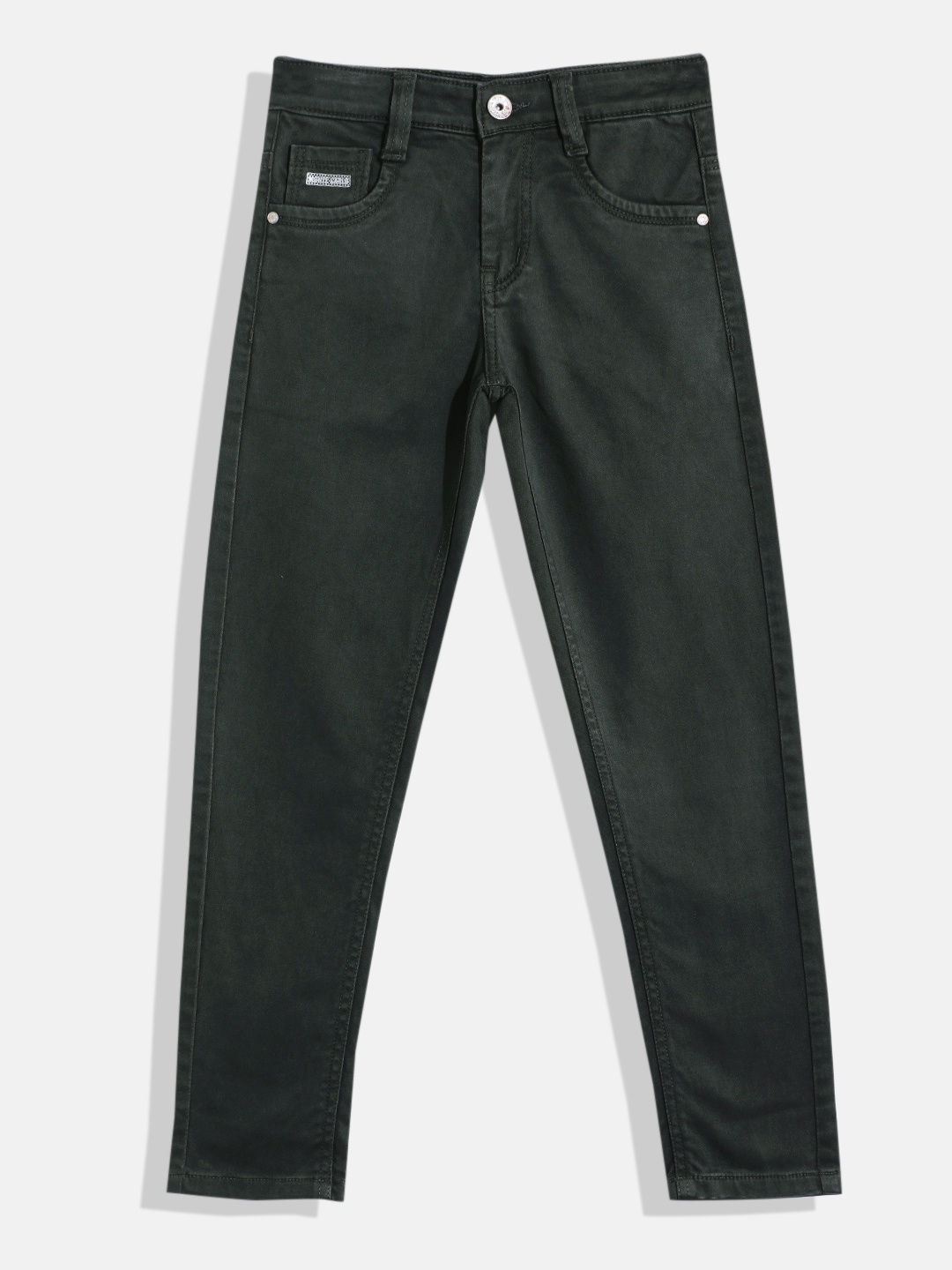 

Monte Carlo Boys Slim Fit Stretchable Jeans, Olive
