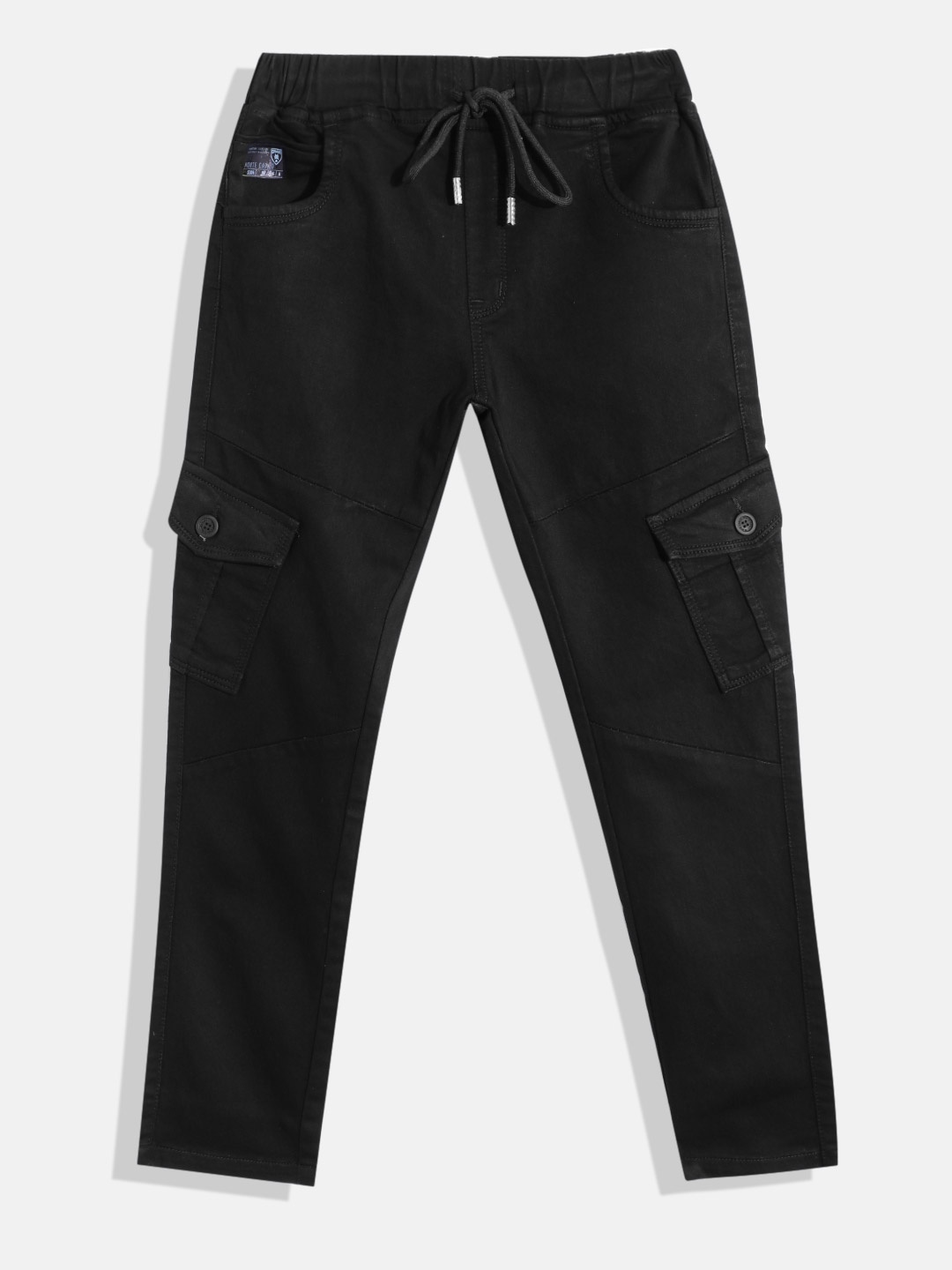 

Monte Carlo Boys Solid Track Pants, Black