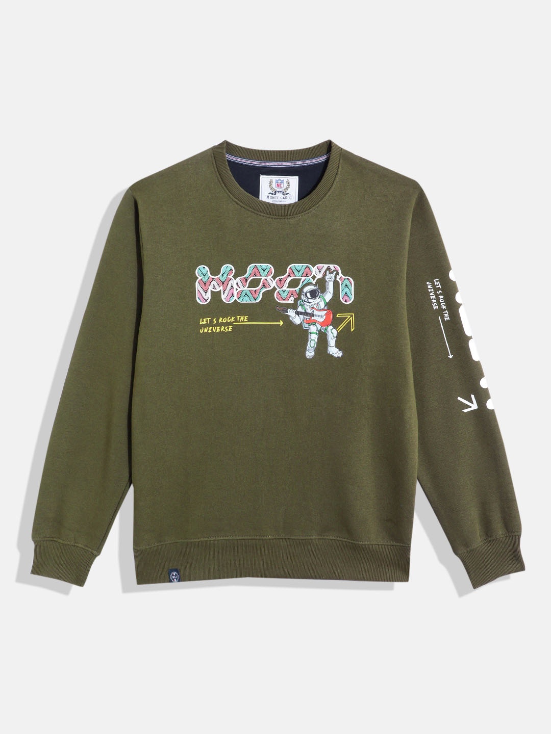 

Monte Carlo Boys Printed Sweatshirt, Olive