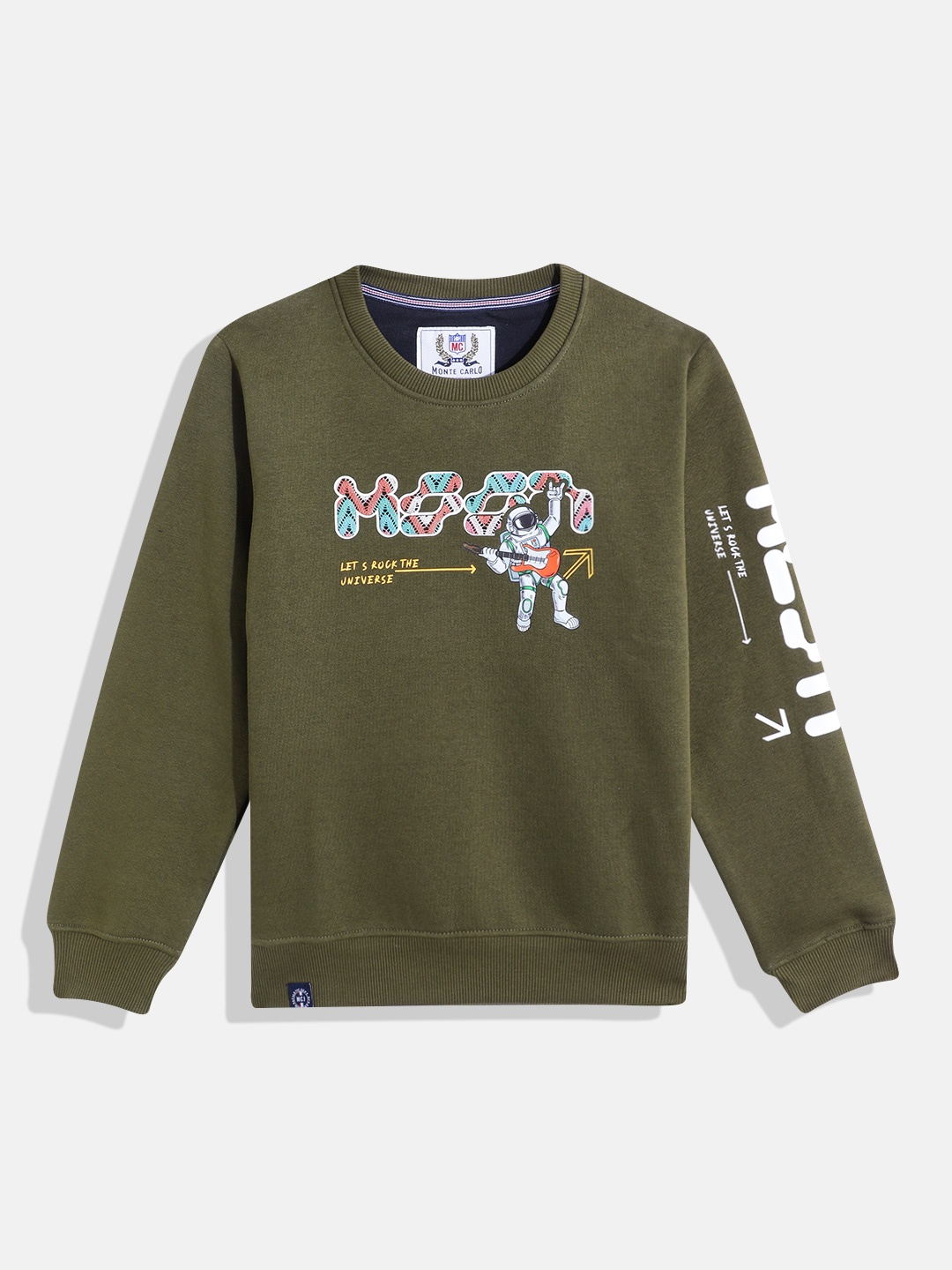 

Monte Carlo Boys Printed Sweatshirt, Olive