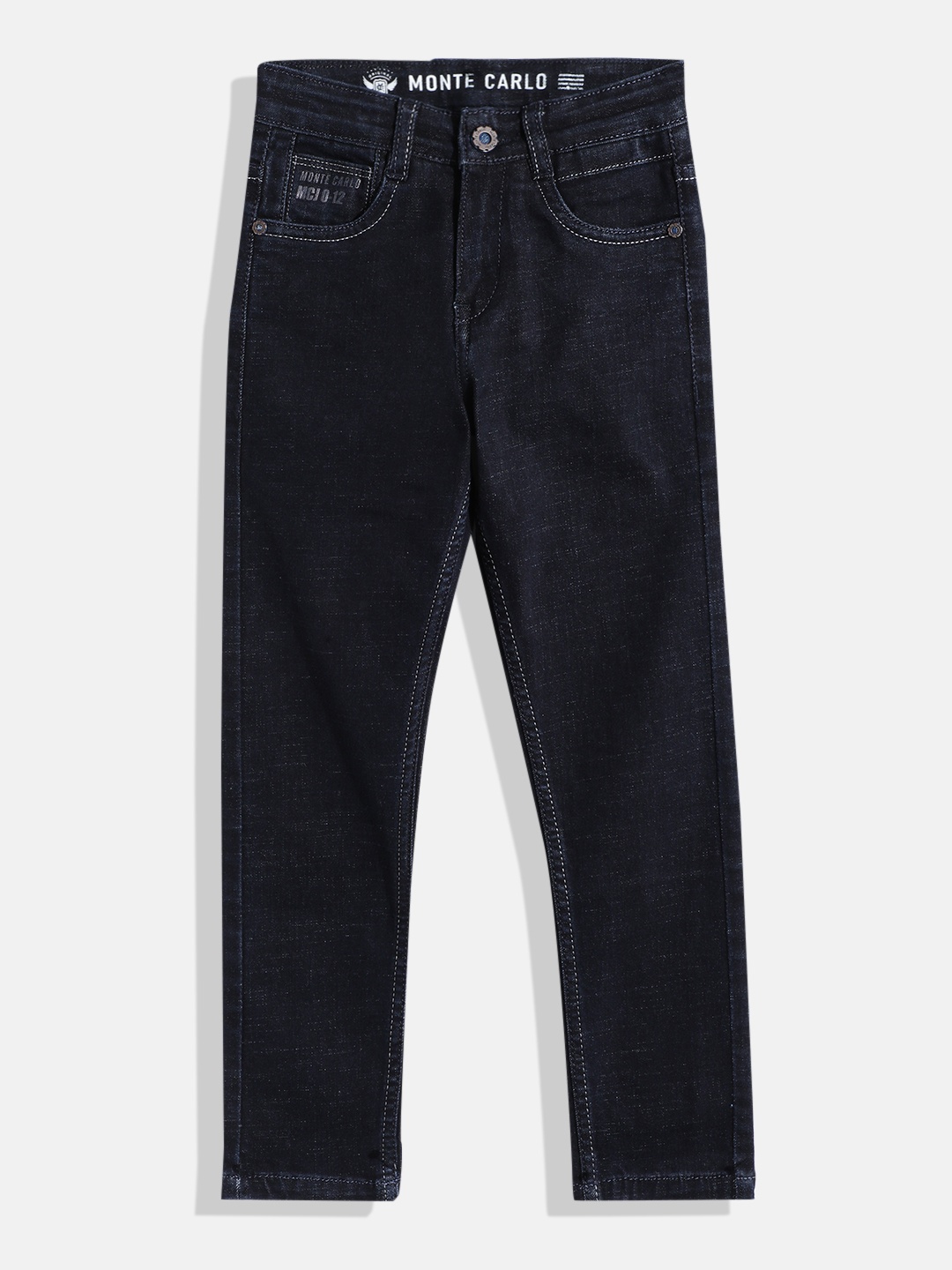 

Monte Carlo Boys Slim Fit Stretchable Jeans, Navy blue