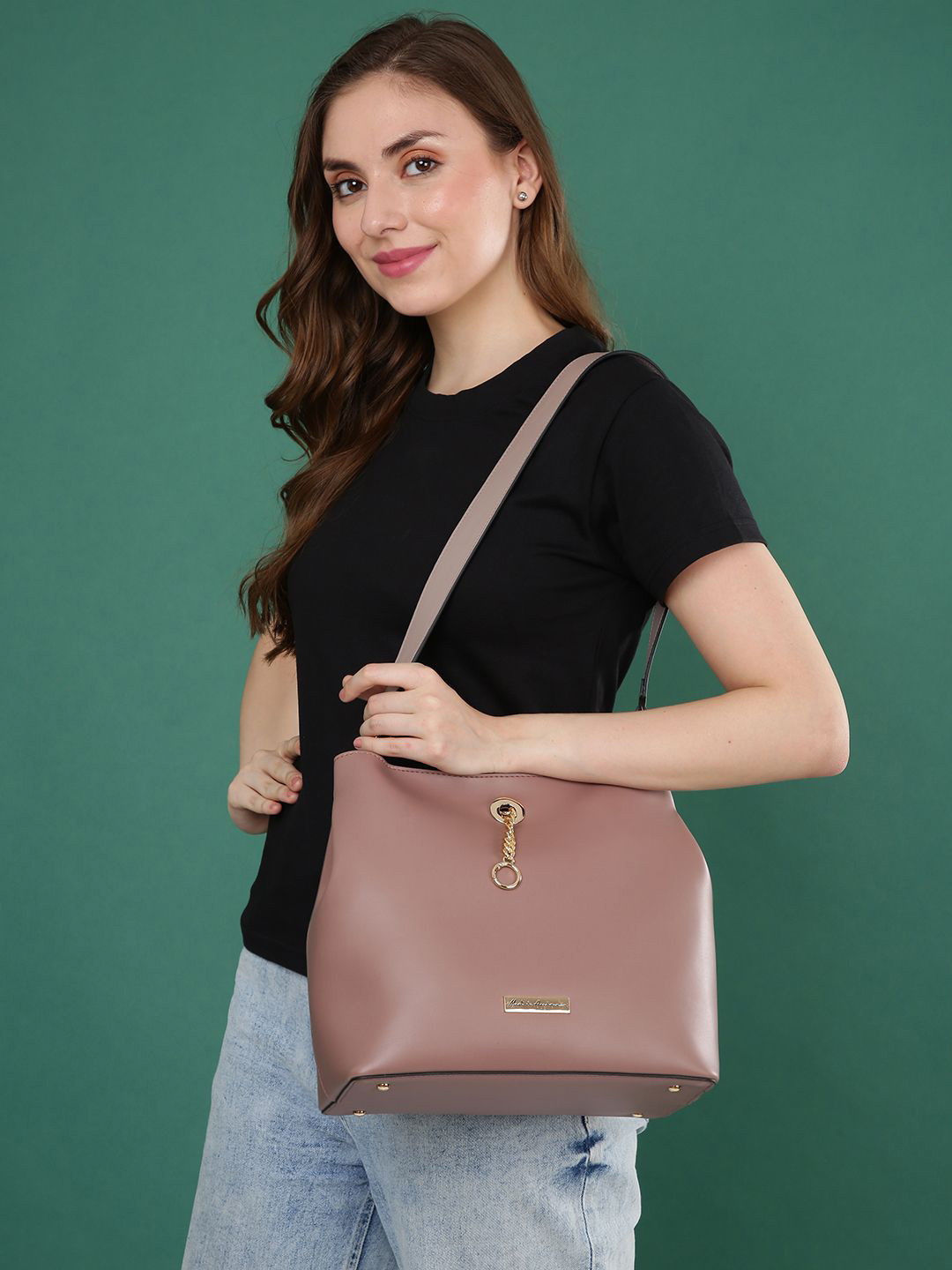 

Mast & Harbour Swagger Shoulder Bag, Pink