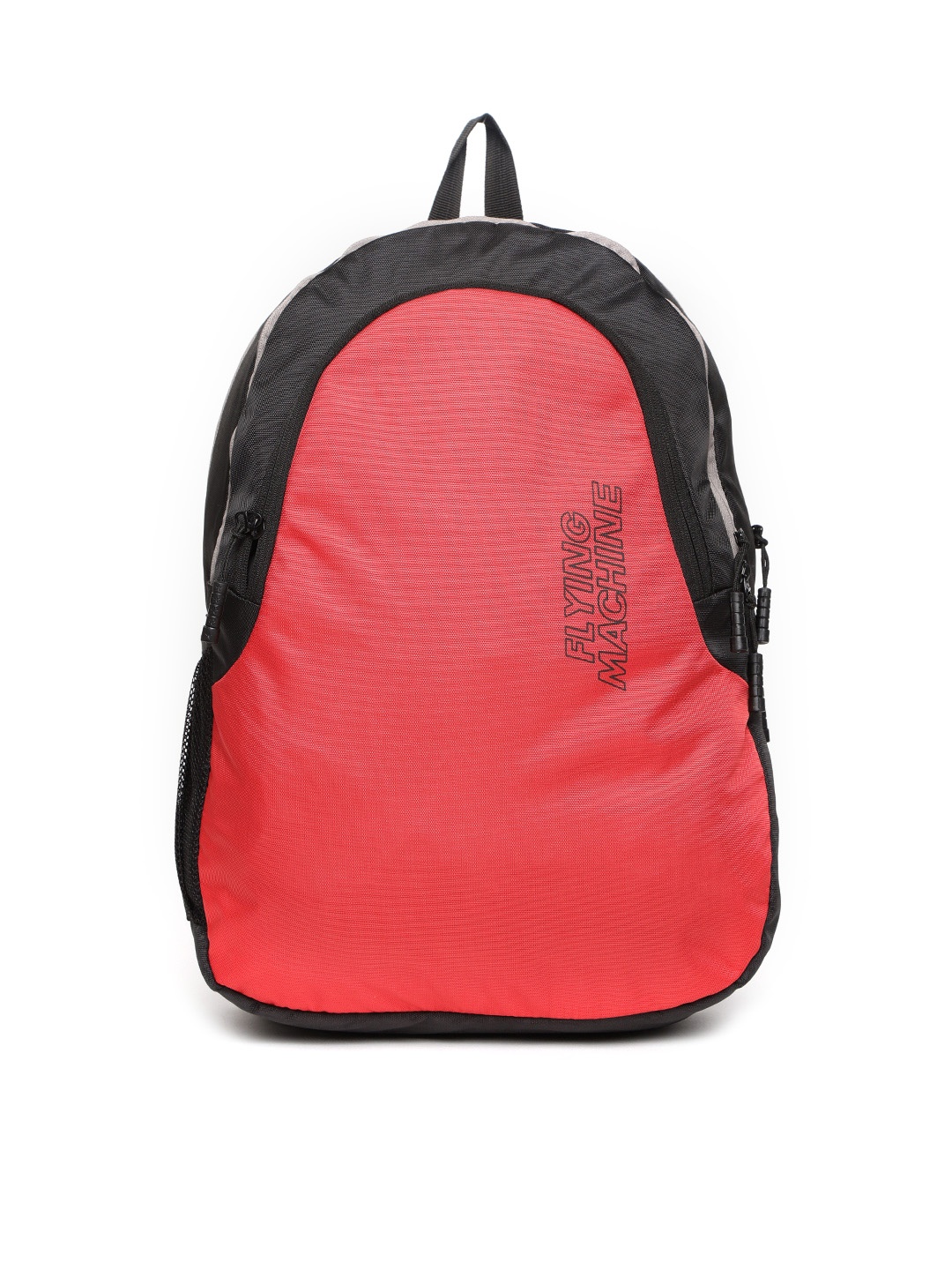 

Flying Machine Men Red & Black Colourblocked Backpack