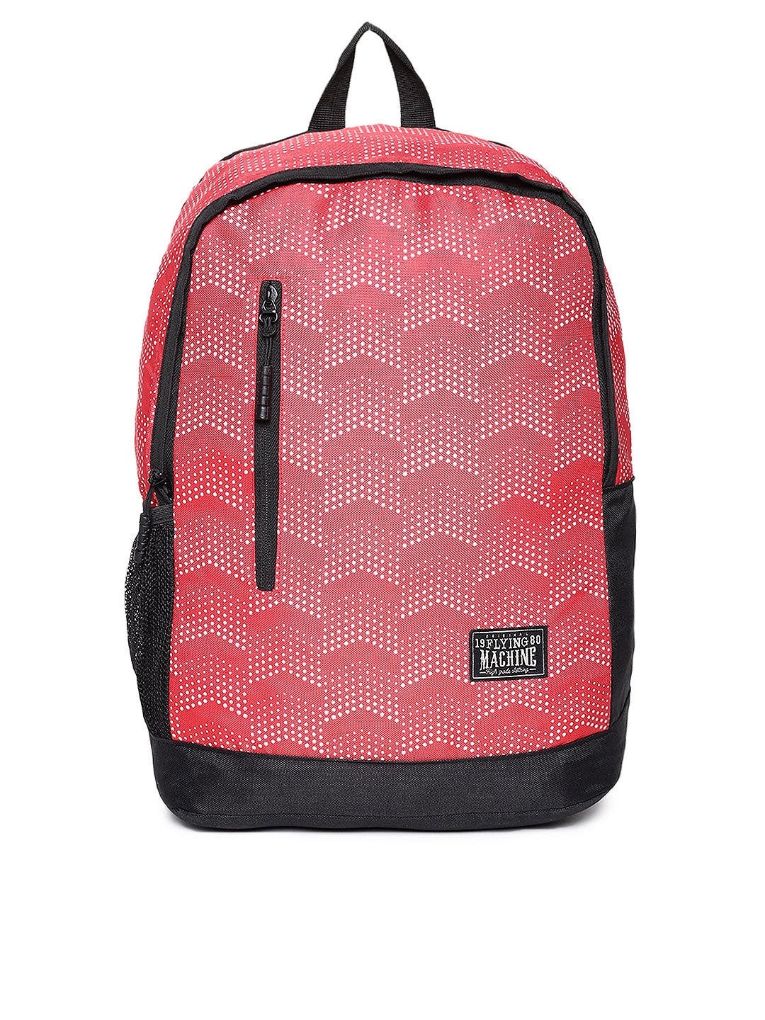 

Flying Machine Men Red Graphic Backpack