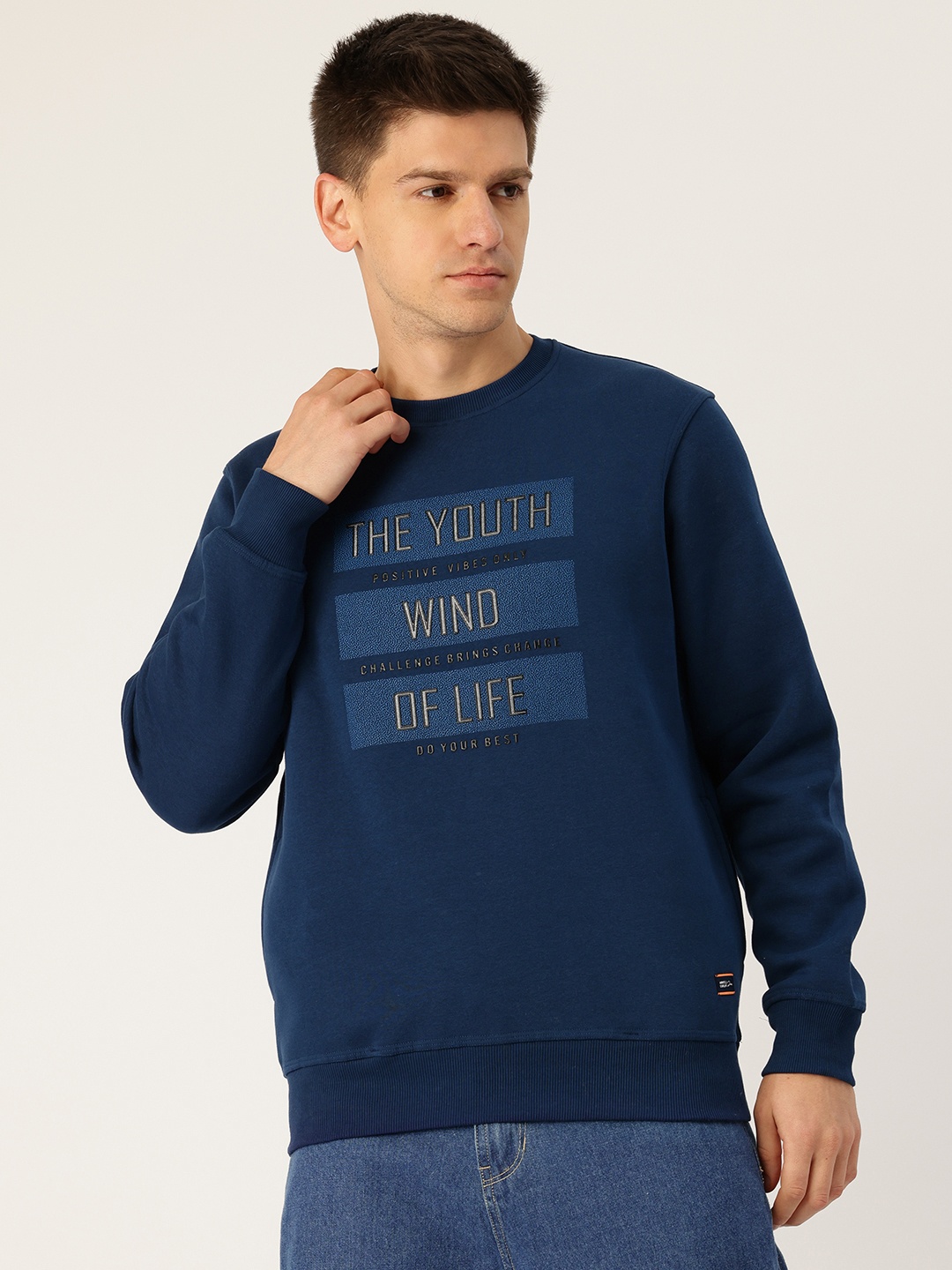 

Monte Carlo Printed Sweatshirt, Navy blue