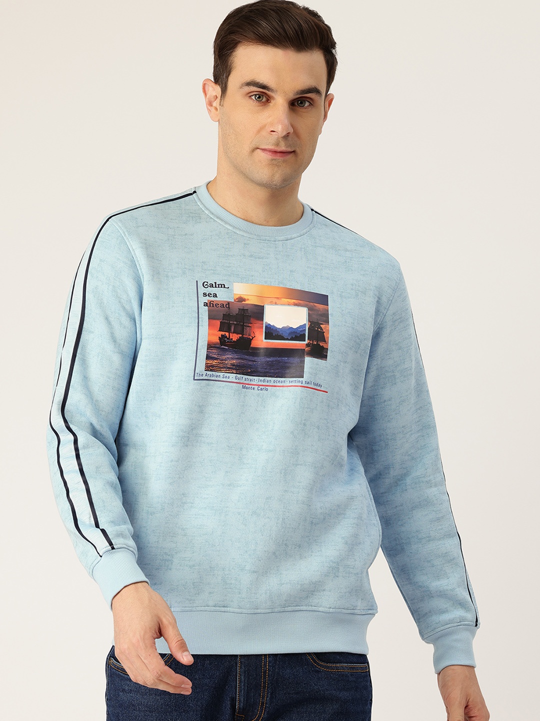 

Monte Carlo Cotton Rich Pullover Sweatshirt, Blue