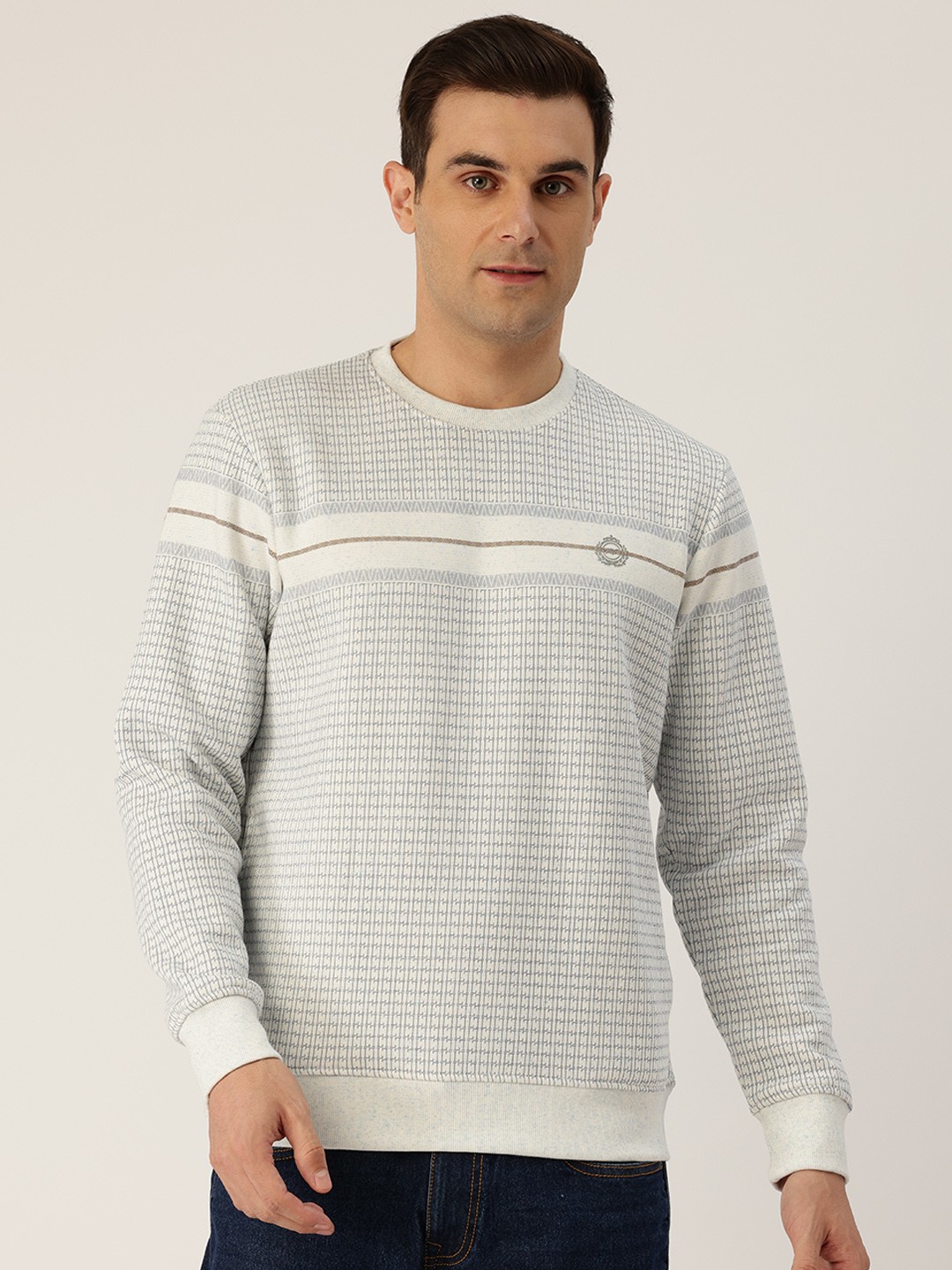 

Monte Carlo Cotton Rich Printed Sweatshirt, White