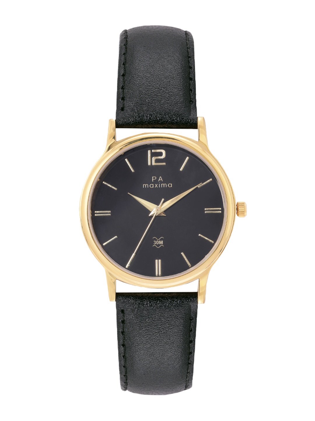 

maxima Men Analogue Watch O-56066LMGY, Black