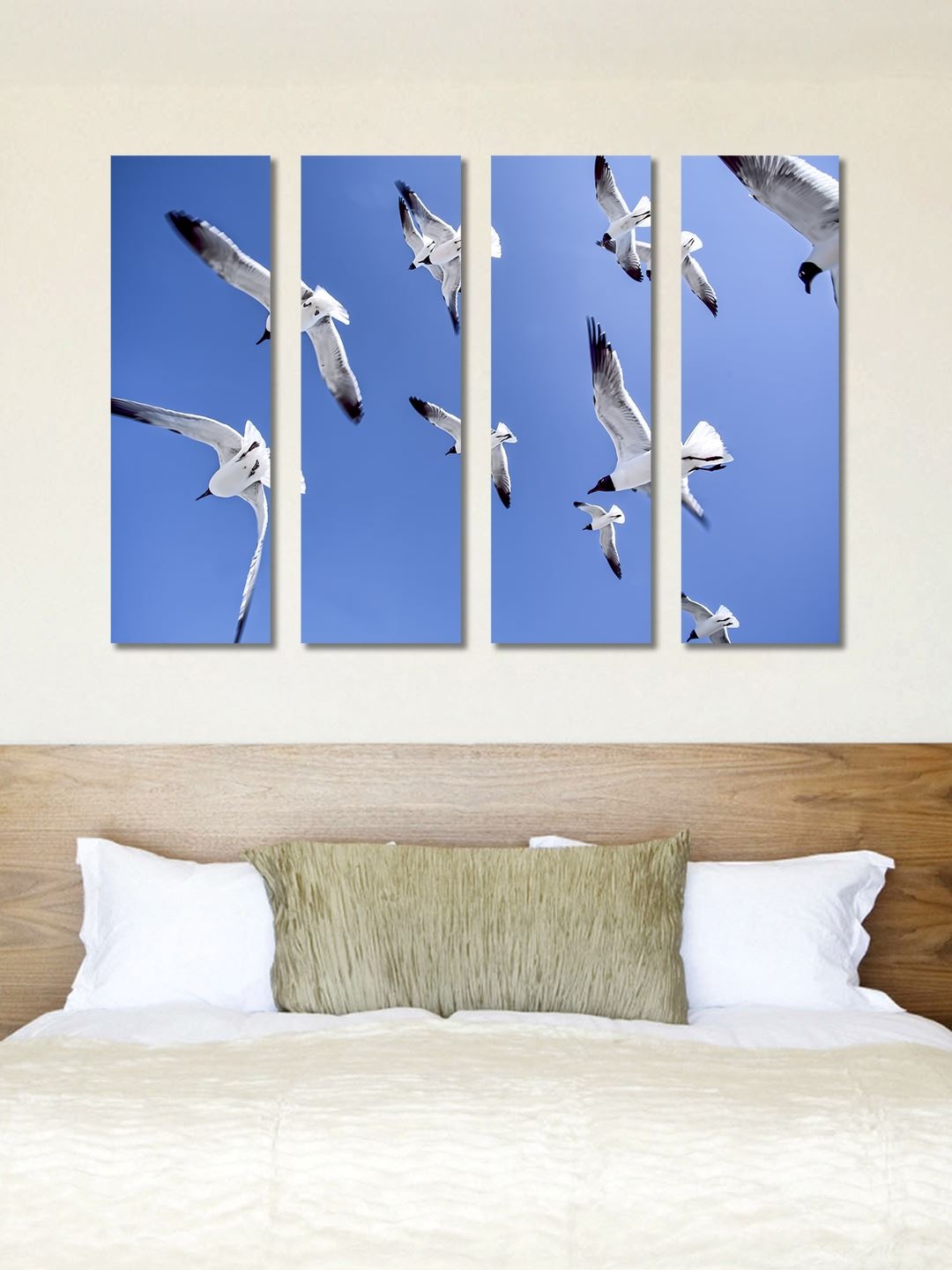 

999Store Blue Set of 4 Wall Art