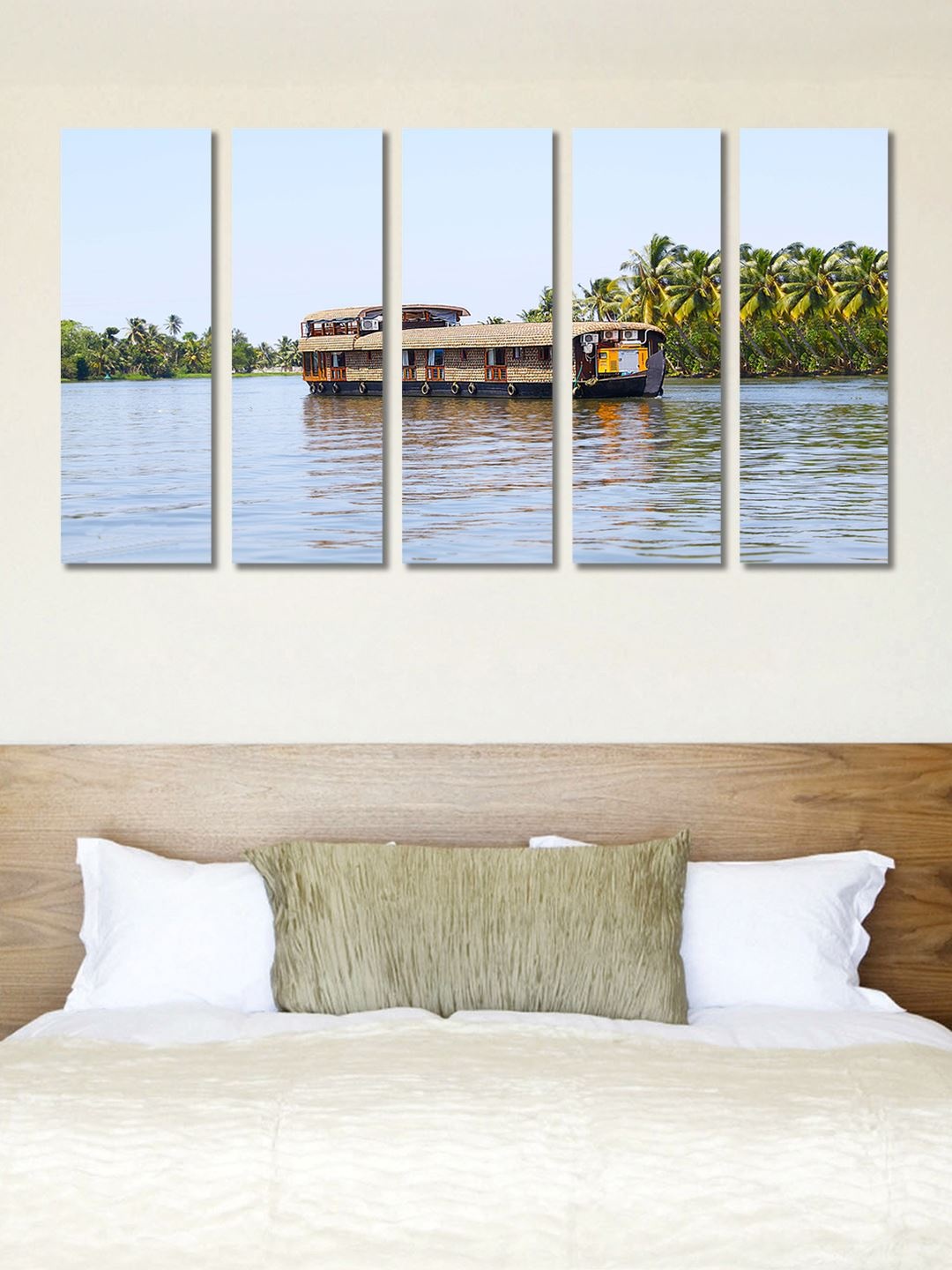 

999Store Multicoloured Set of 5 Wall Art, Multi