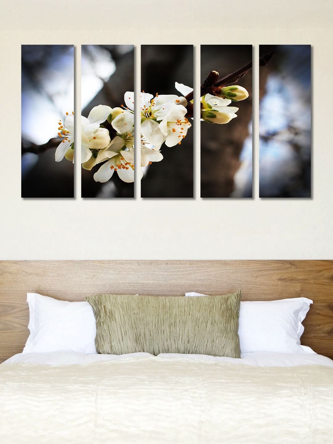 

999Store Multicoloured Set of 5 Wall Art, Multi
