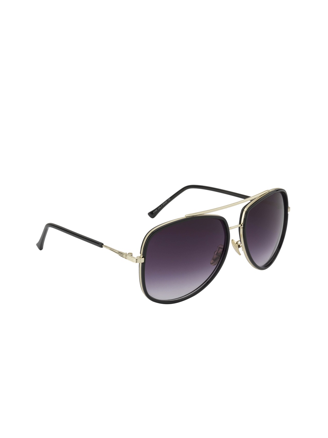 

Gold Berg Unisex Browline Sunglasses GB-97082_C4, Grey