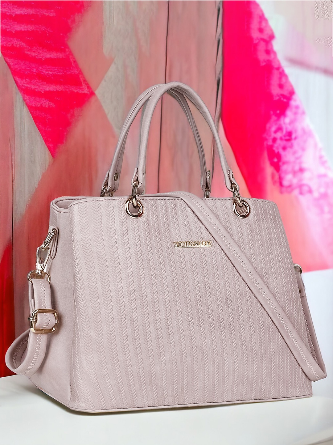 

WOMEN MARKS Sling Bag with Quilted, Peach