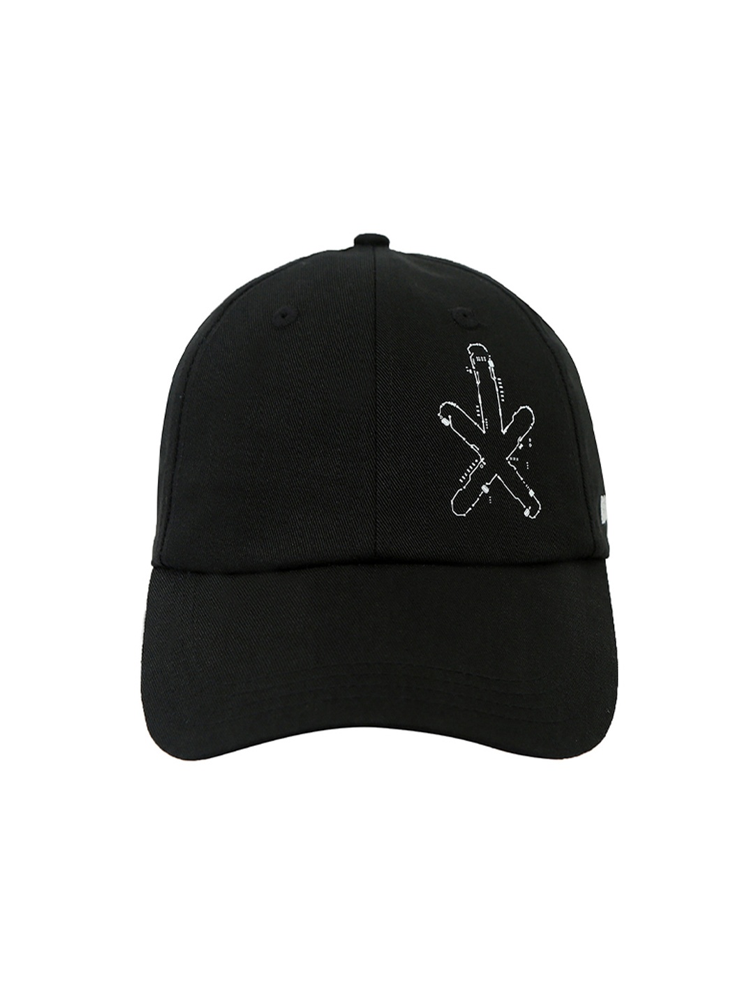 

The Roadster Lifestyle Co Printed Cotton Cap, Black