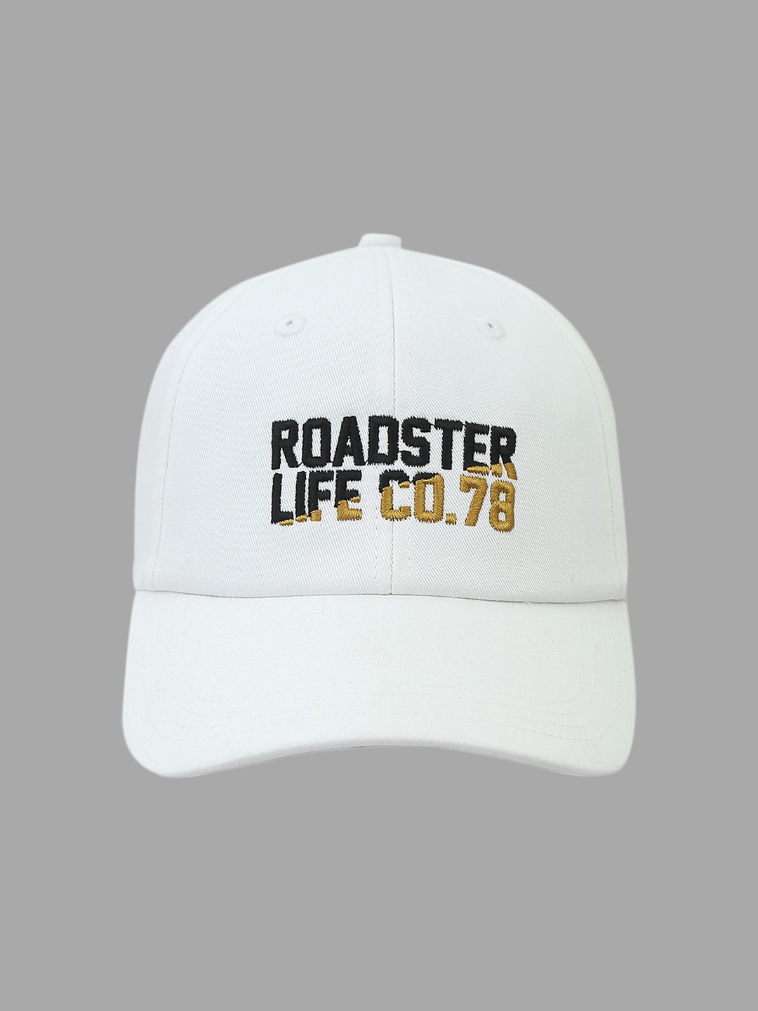 

The Roadster Lifestyle Co Adults Embroidered Cotton Cap, White