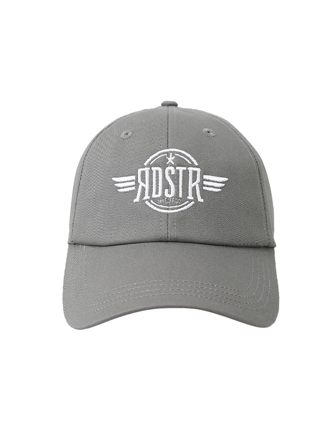 

The Roadster Lifestyle Co Unisex Embroidered Cotton Baseball Cap, Grey
