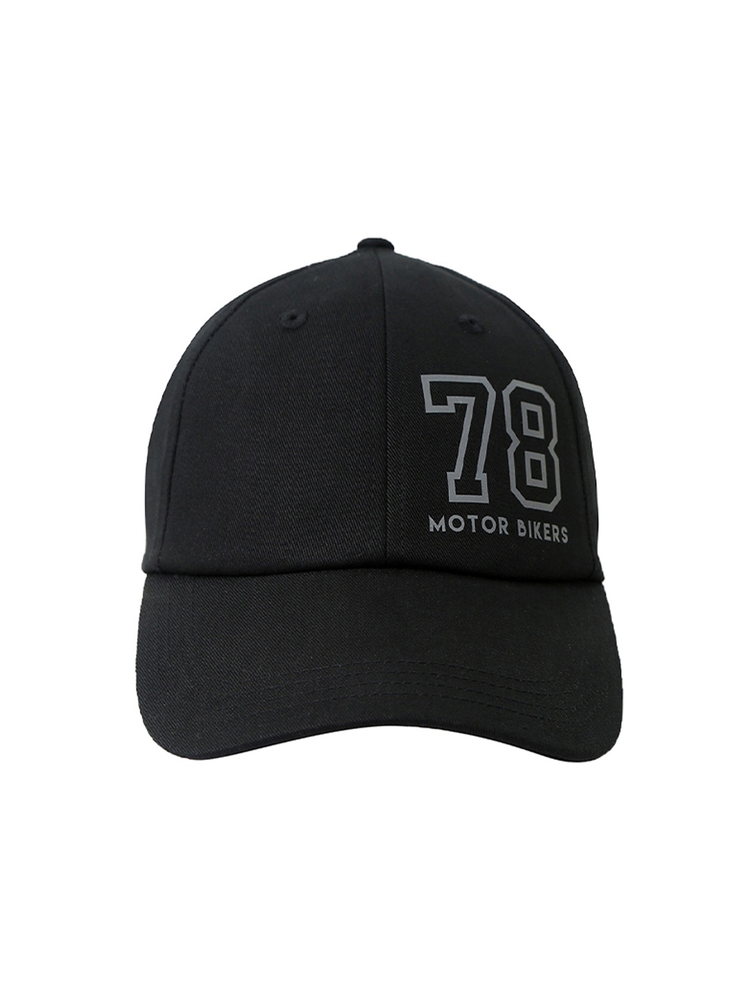 

The Roadster Lifestyle Co Unisex Embroidered Cotton Cap, Black