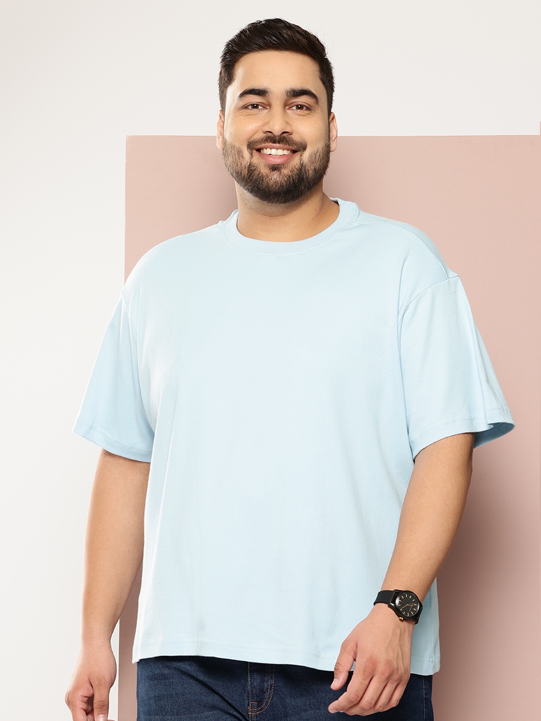 

Sztori Plus Size Bio Finish T-shirt, Blue
