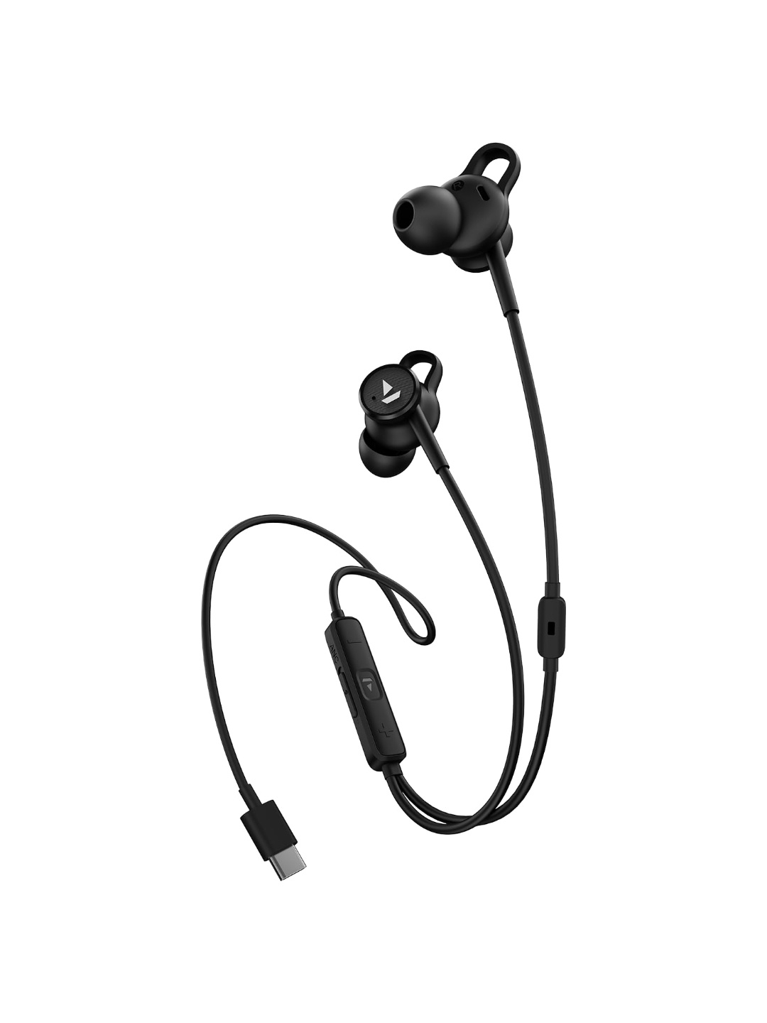 

boAt BassHeads 122 ANC Wired Earphones w/ 25dB ANC, 13mm Drivers & Type-C Jack, Black