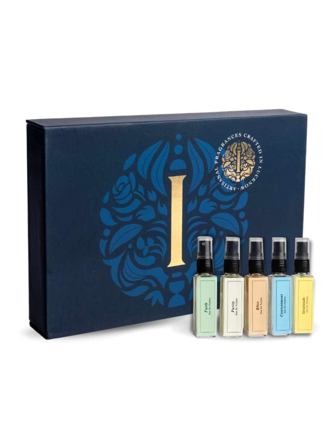 

Isak Set Of 5 Gratitude Bliss Purity Contentment Faith Eau De Parfum-8ml Each, Transparent