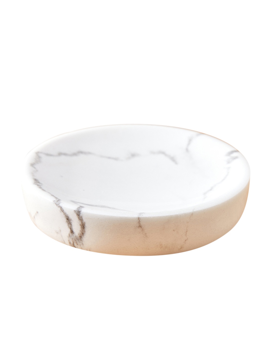 

Home Centre White & Grey Abstract Printed Soap Dish