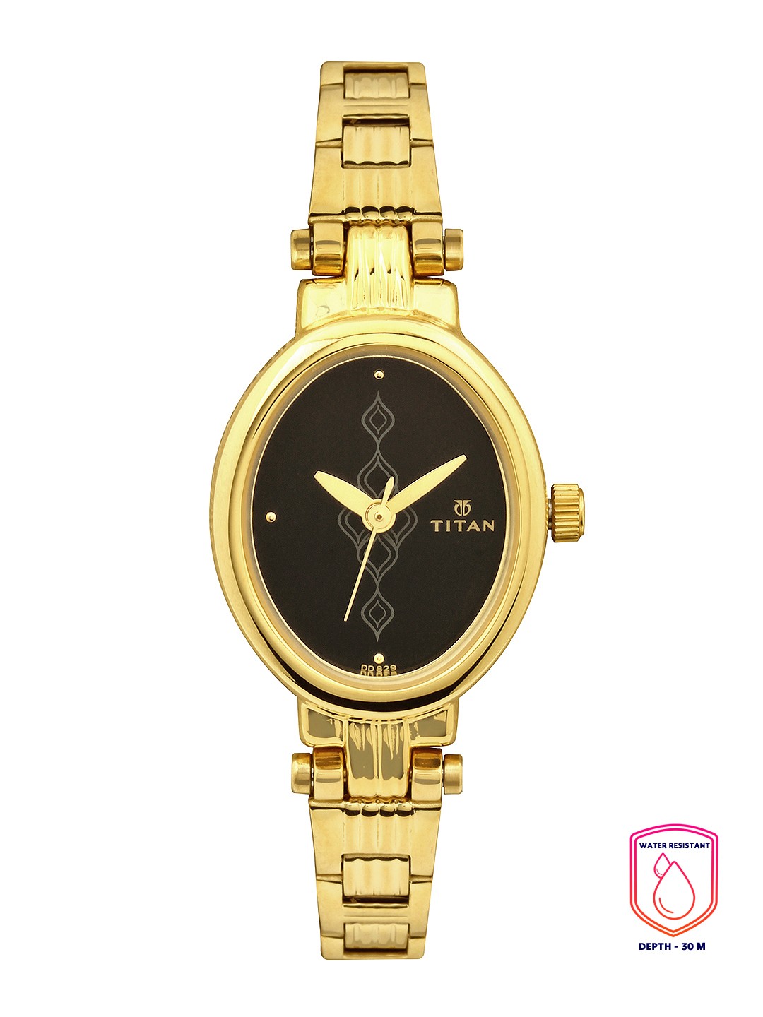 

Titan Women Black Dial Watch 2535YM02