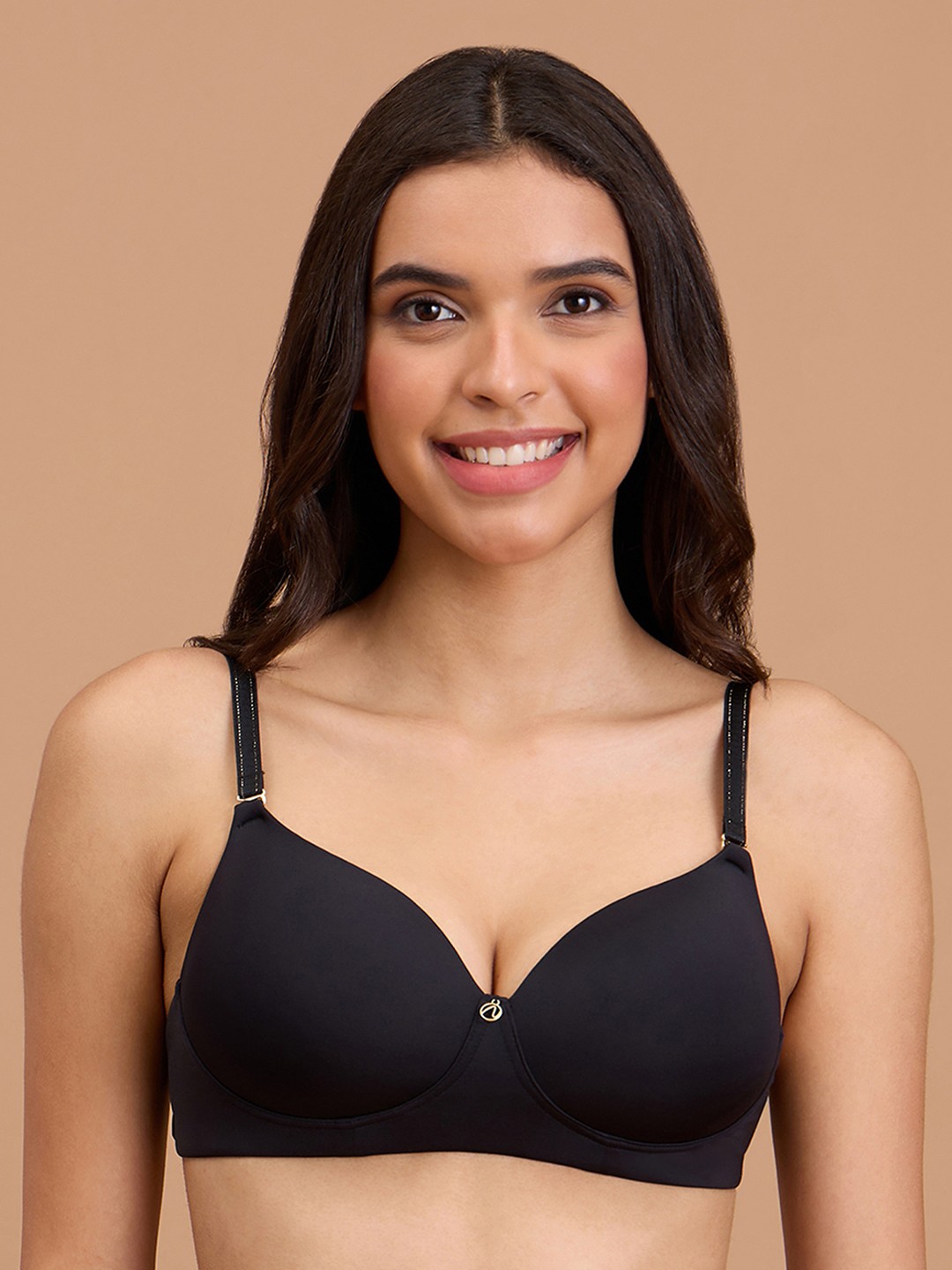 

Nykd Bra Medium Coverage Lightly Padded, Black