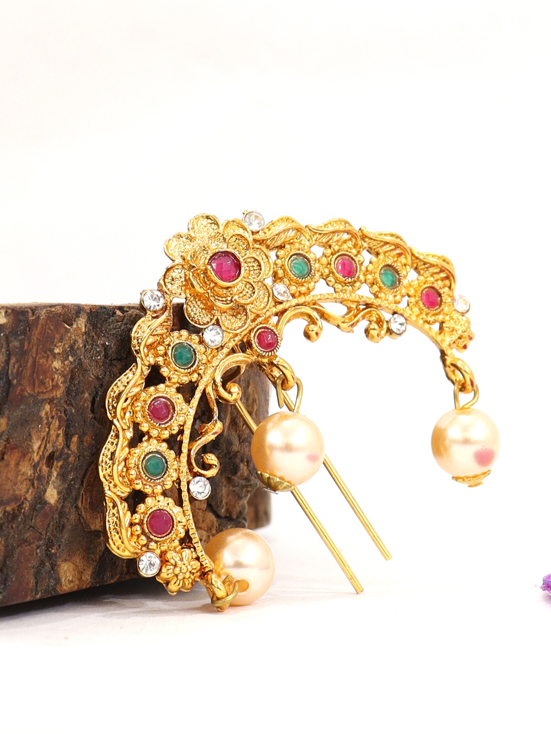 

FIMBUL Women Hair Accessory Set Aambada Juda Pin, Gold