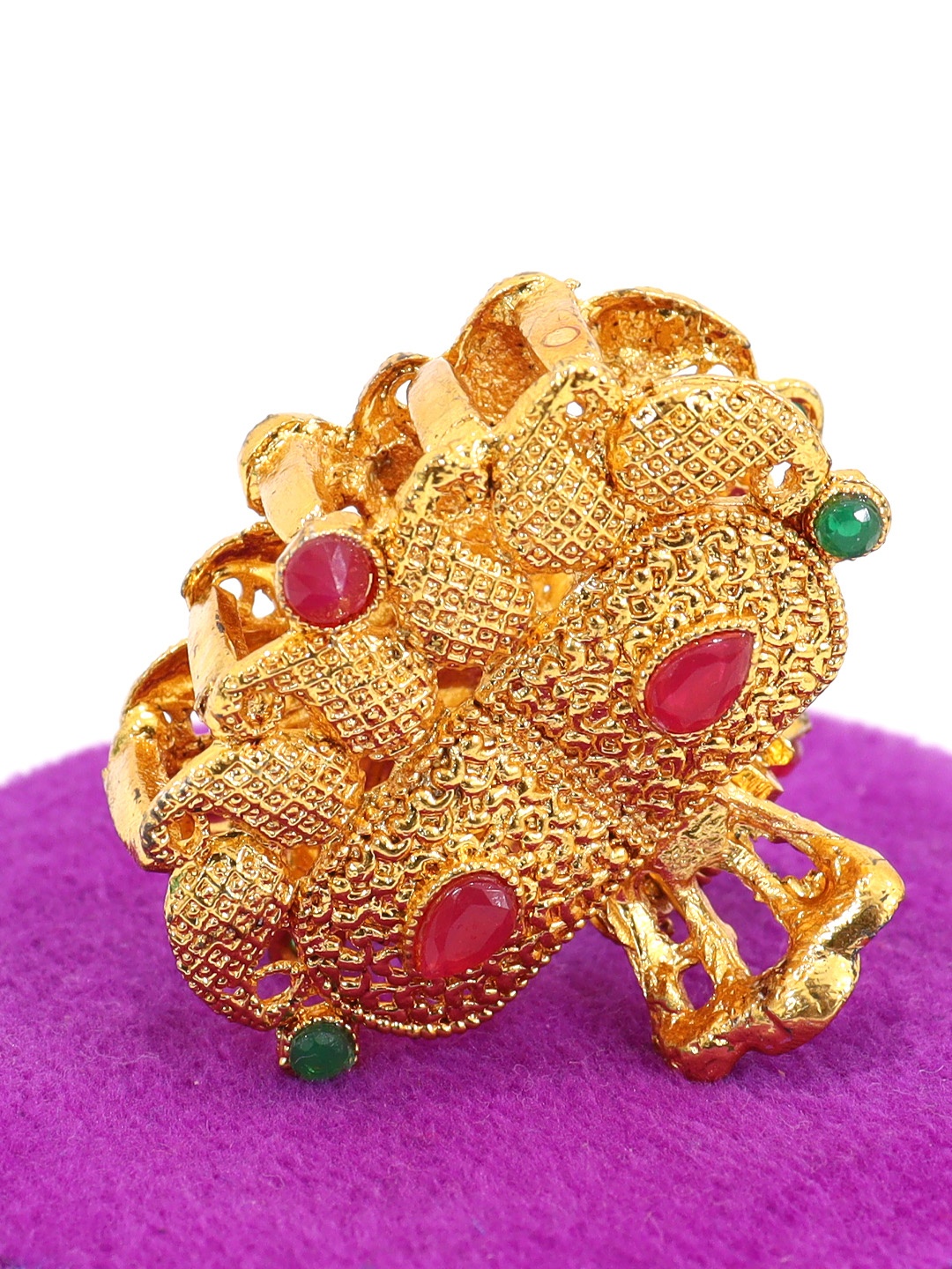 

FIMBUL Women Traditional Hair Claw Clip, Gold