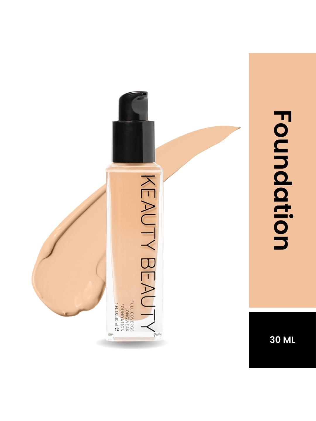 

Keauty Beauty Long Wear Full Coverage Matte Foundation 30 ml Shade 08, Nude