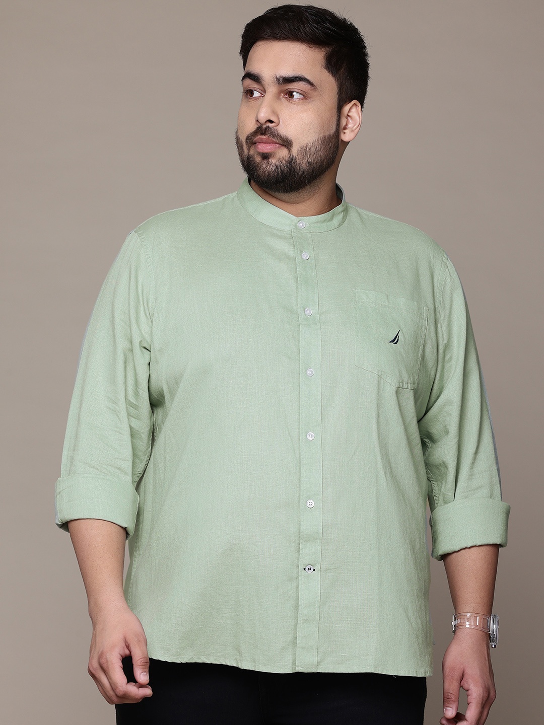 

Nautica Plus Size Smart Casual Shirt, Green
