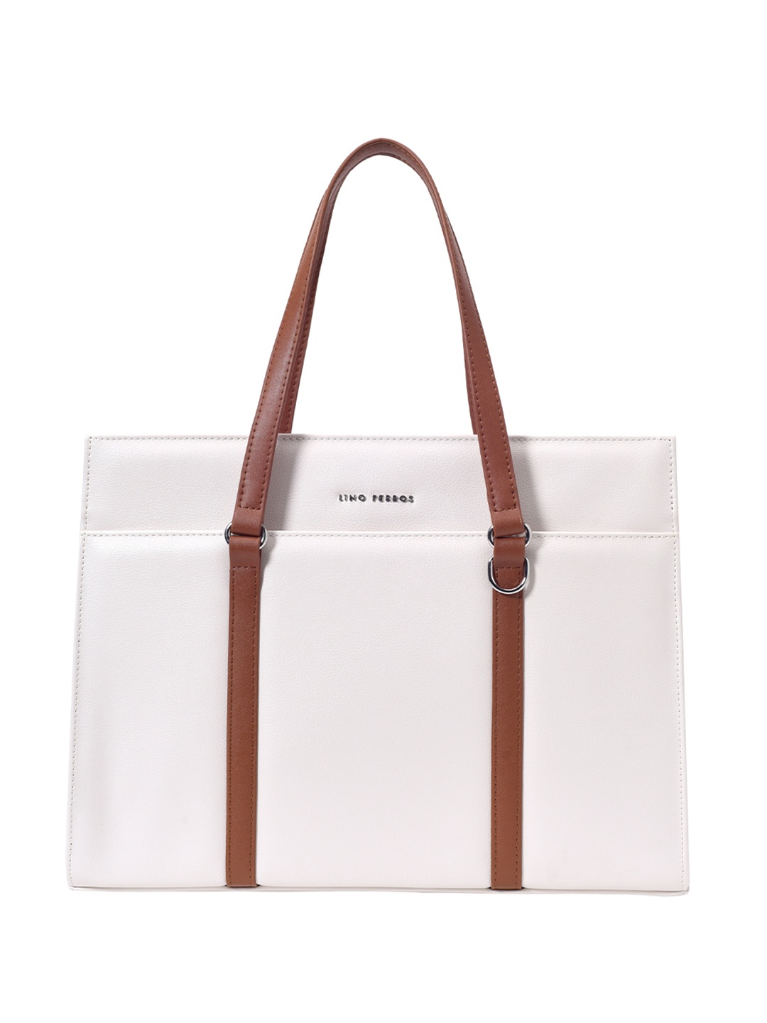 

Lino Perros Structured Shoulder Bag, White