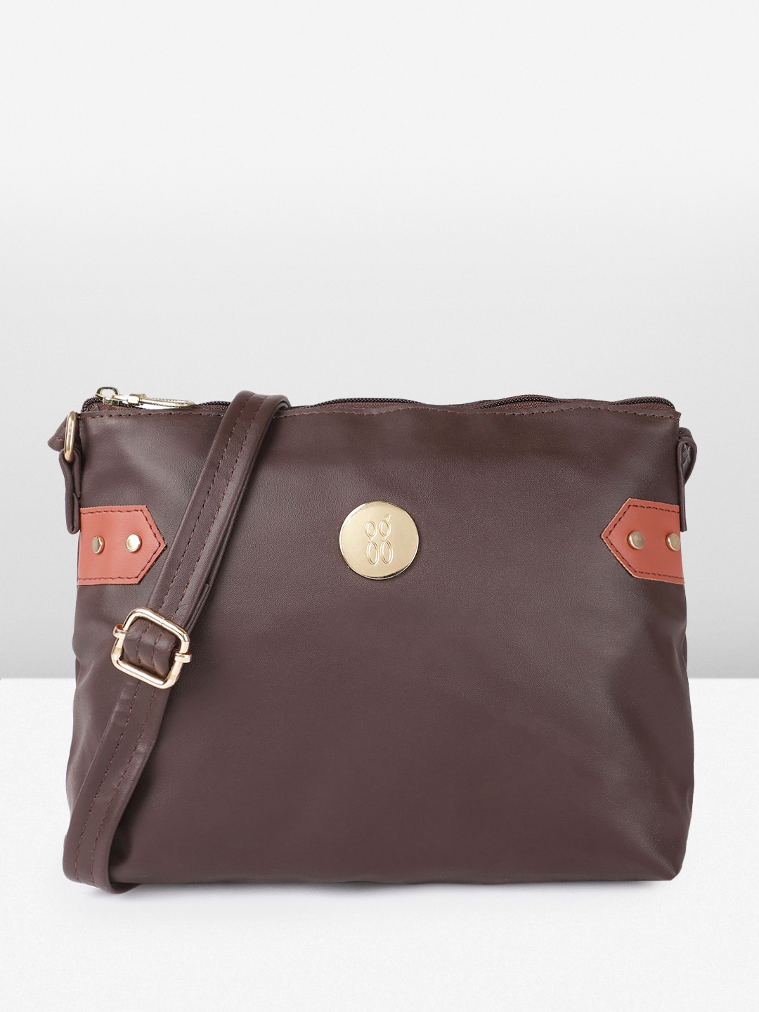 

Baggit Lxe Benn Hh Magen Structured Sling Bag, Brown