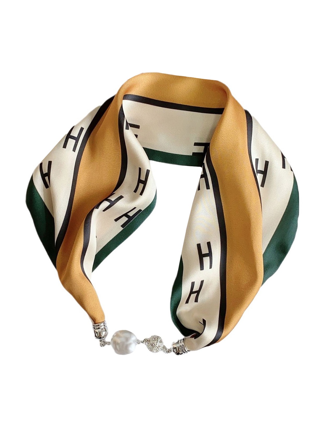 

CrossKulture Women Printed Scarf, Green