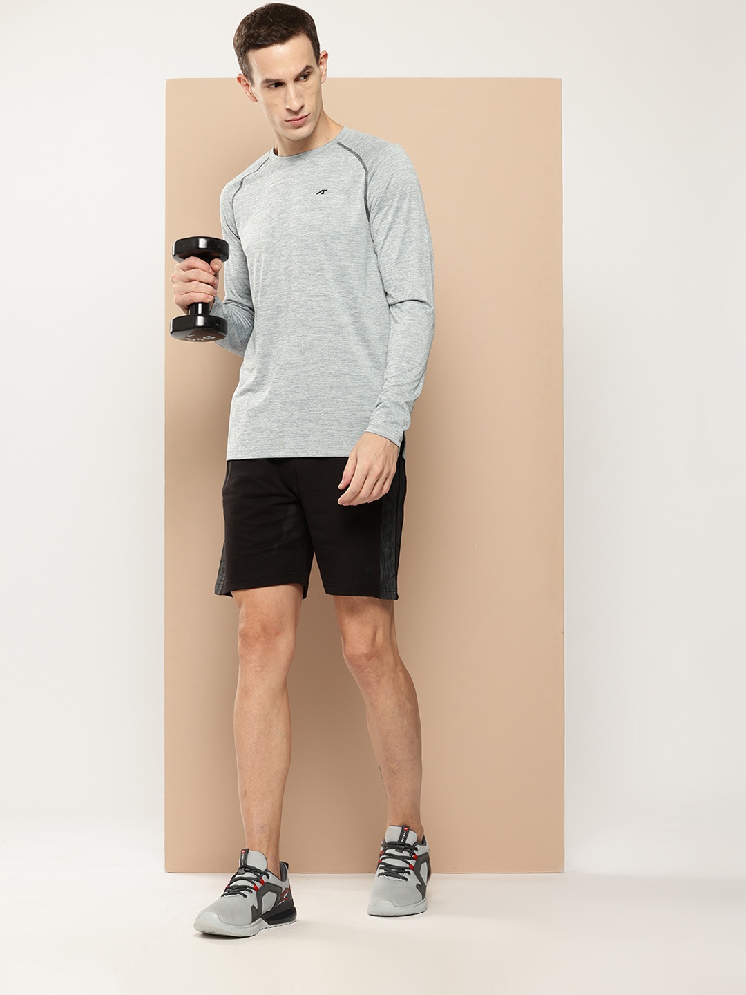 

Alcis Printed Slim Fit T-shirt, Grey