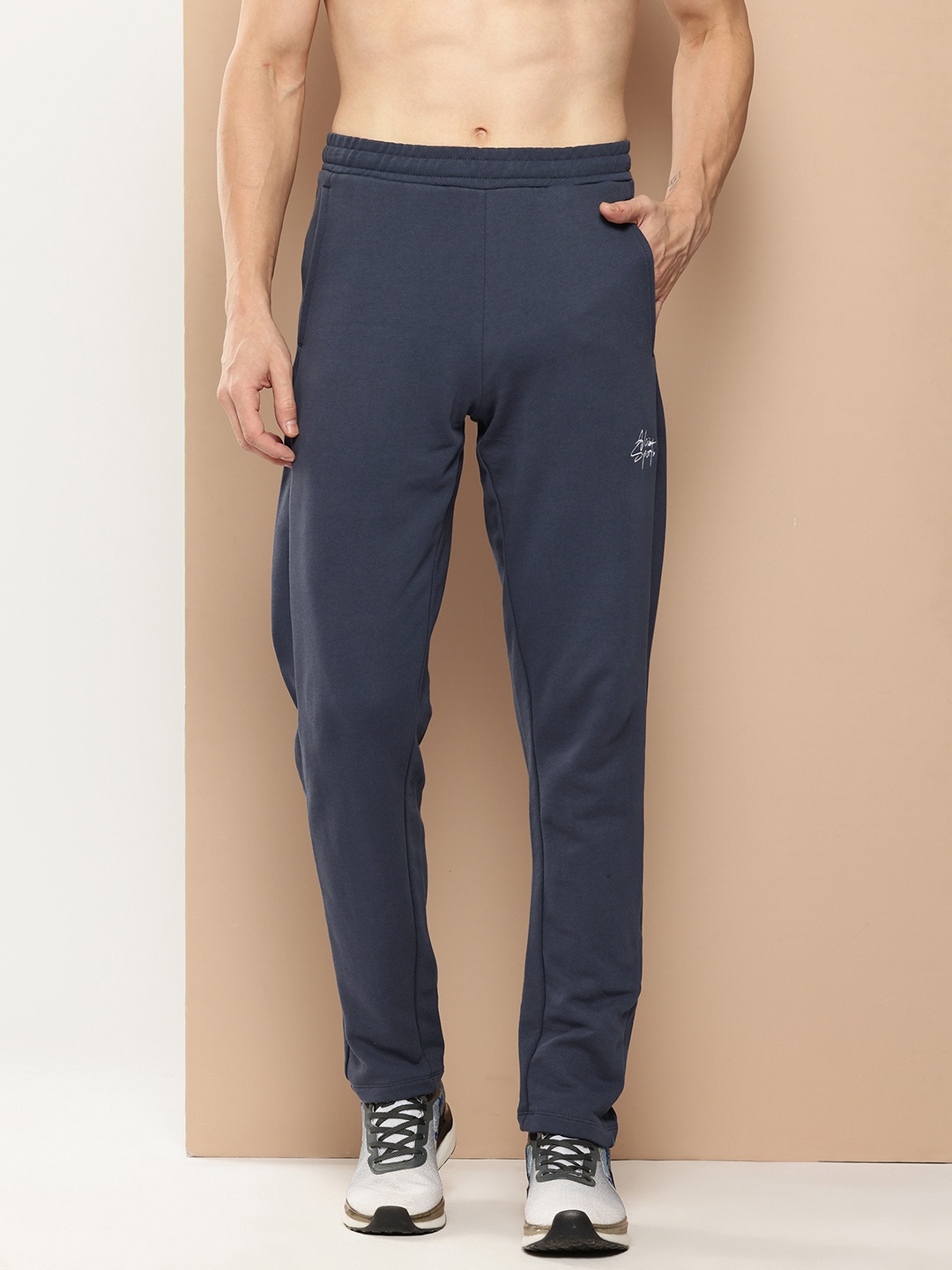

Alcis Men Sports Track Pants, Navy blue