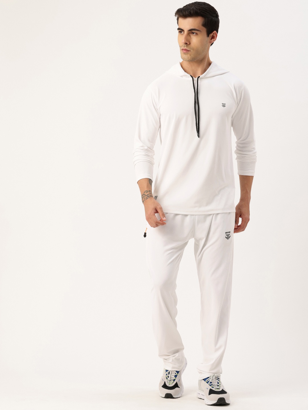 

Sports52 wear Men Hooded Tracksuit, White