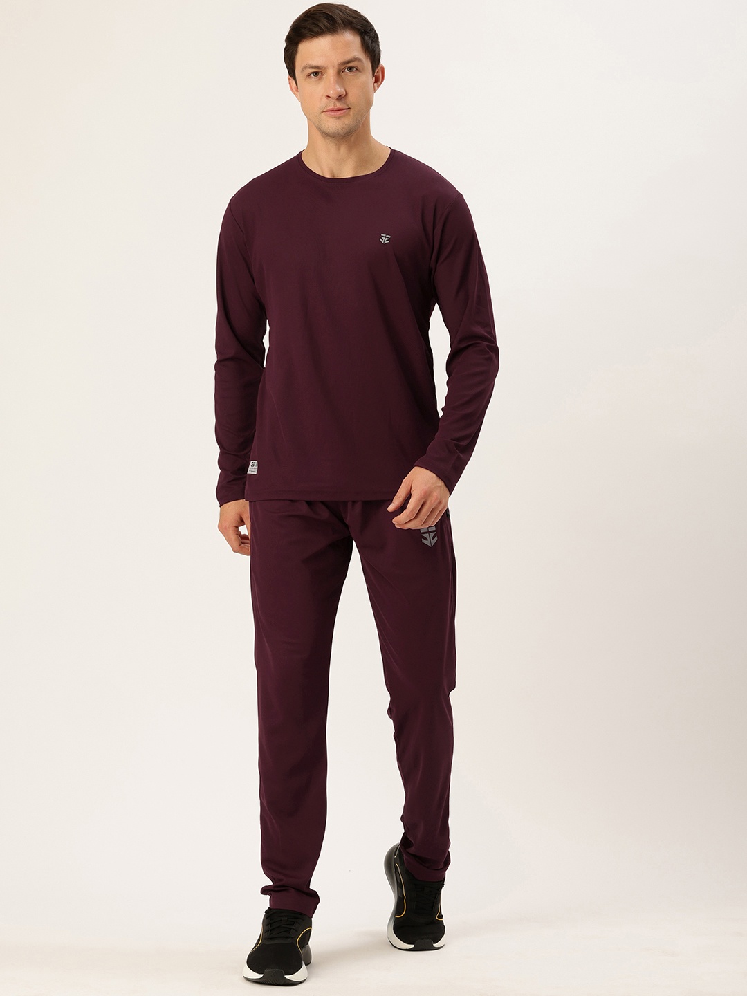 

Sports52 wear Men Comfort Fit Sports Tracksuit, Burgundy