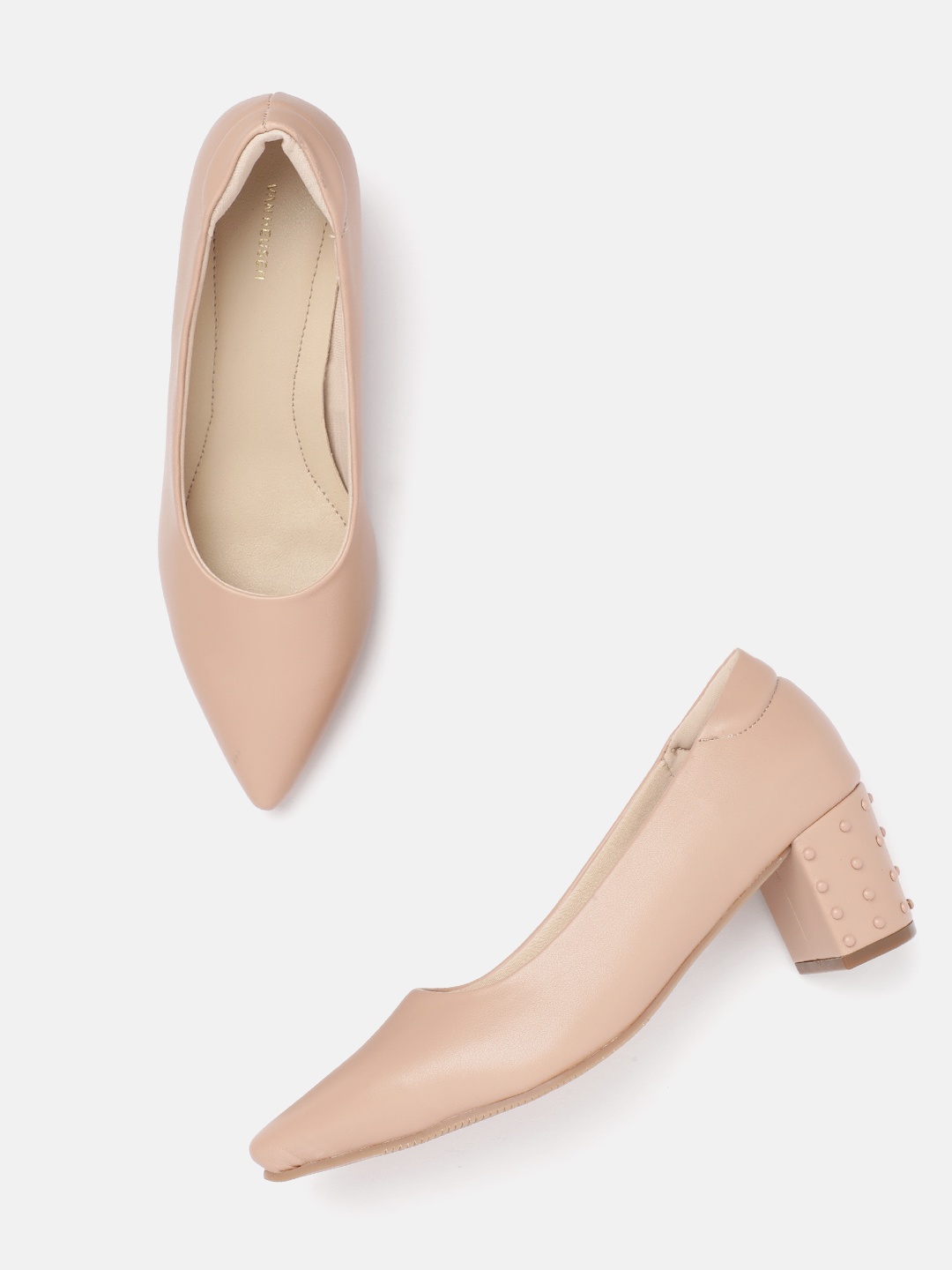 

Van Heusen Solid Block Pumps, Beige