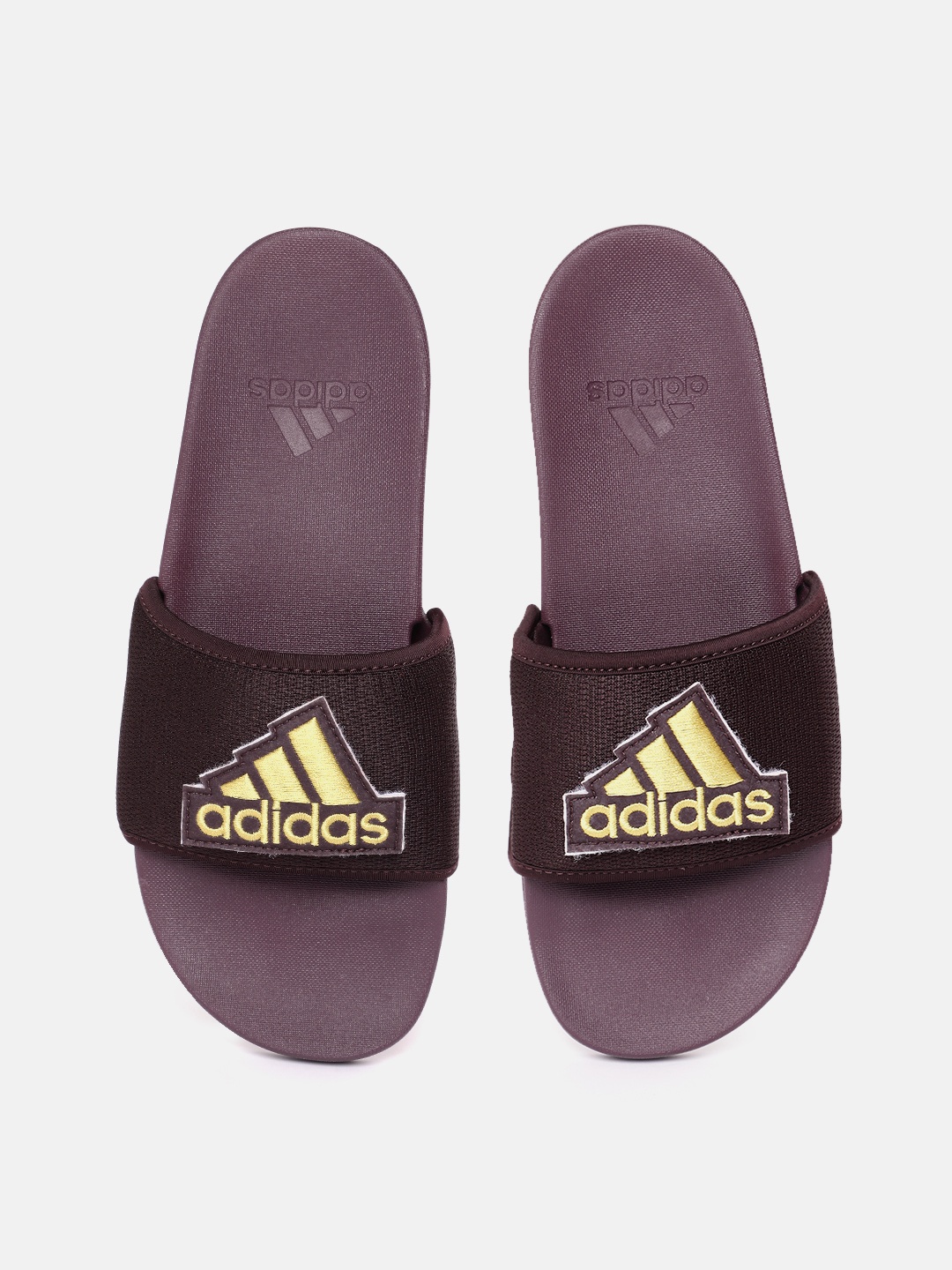 

ADIDAS Men Ploof Sld Printed Slip-On, Burgundy