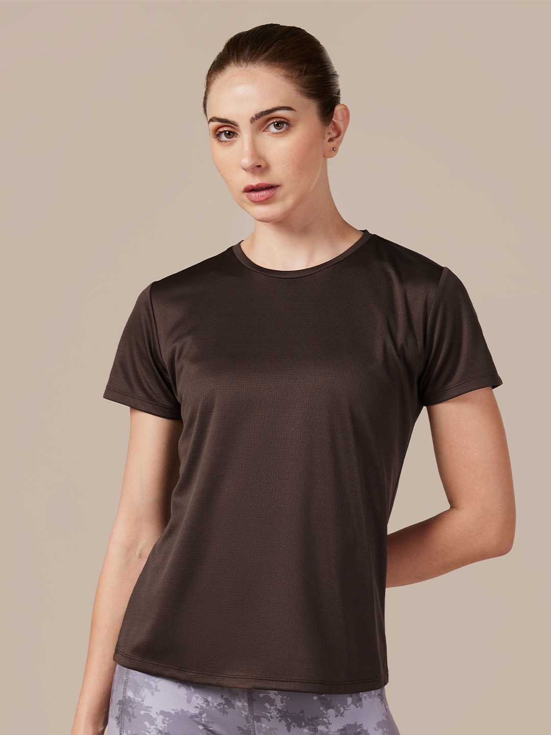Women's Performance T-shirt, Brown