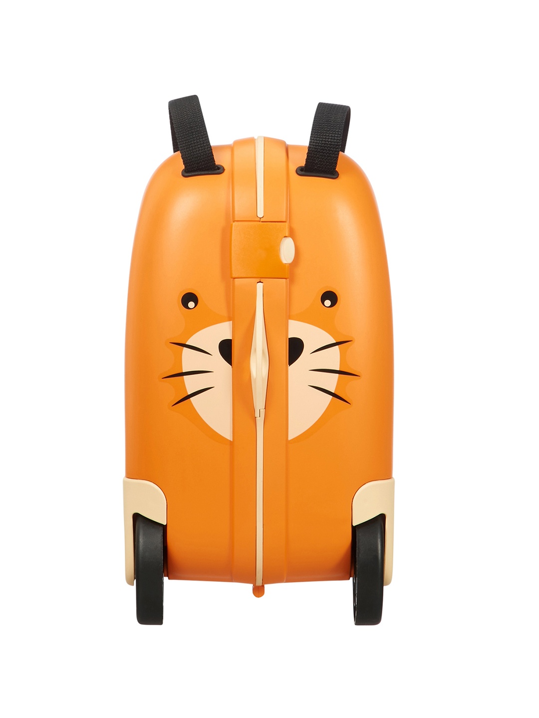 

AMERICAN TOURISTER Kids Printed Hard-Sided cabin Trolley Bag, Orange