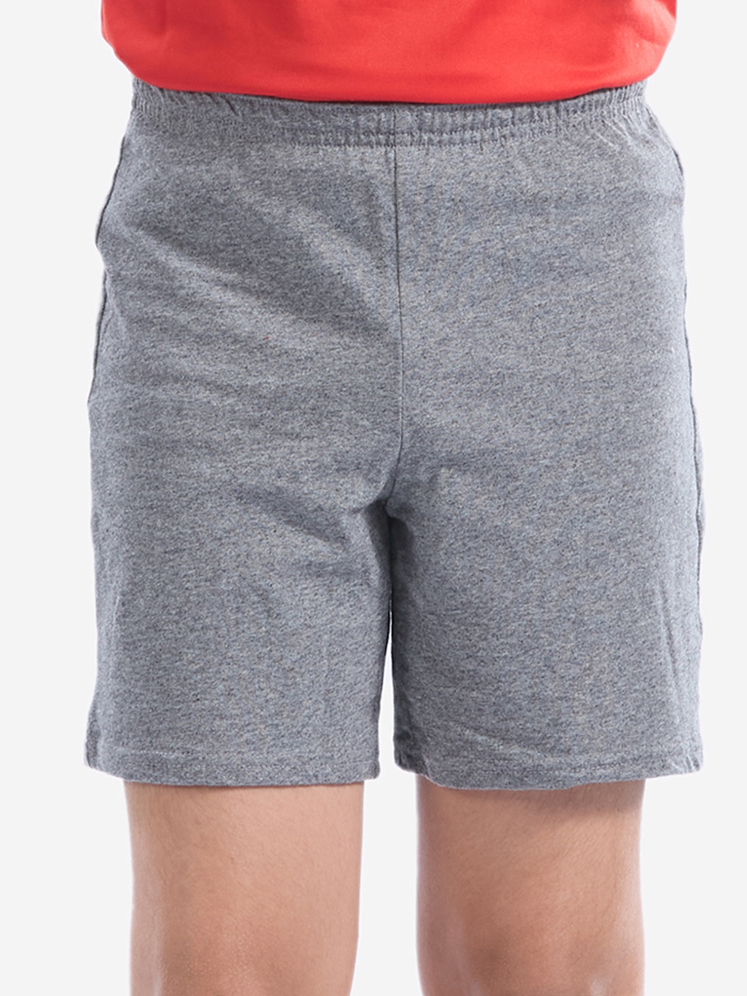 

Domyos By Decathlon Boys Pure Cotton Shorts, Grey