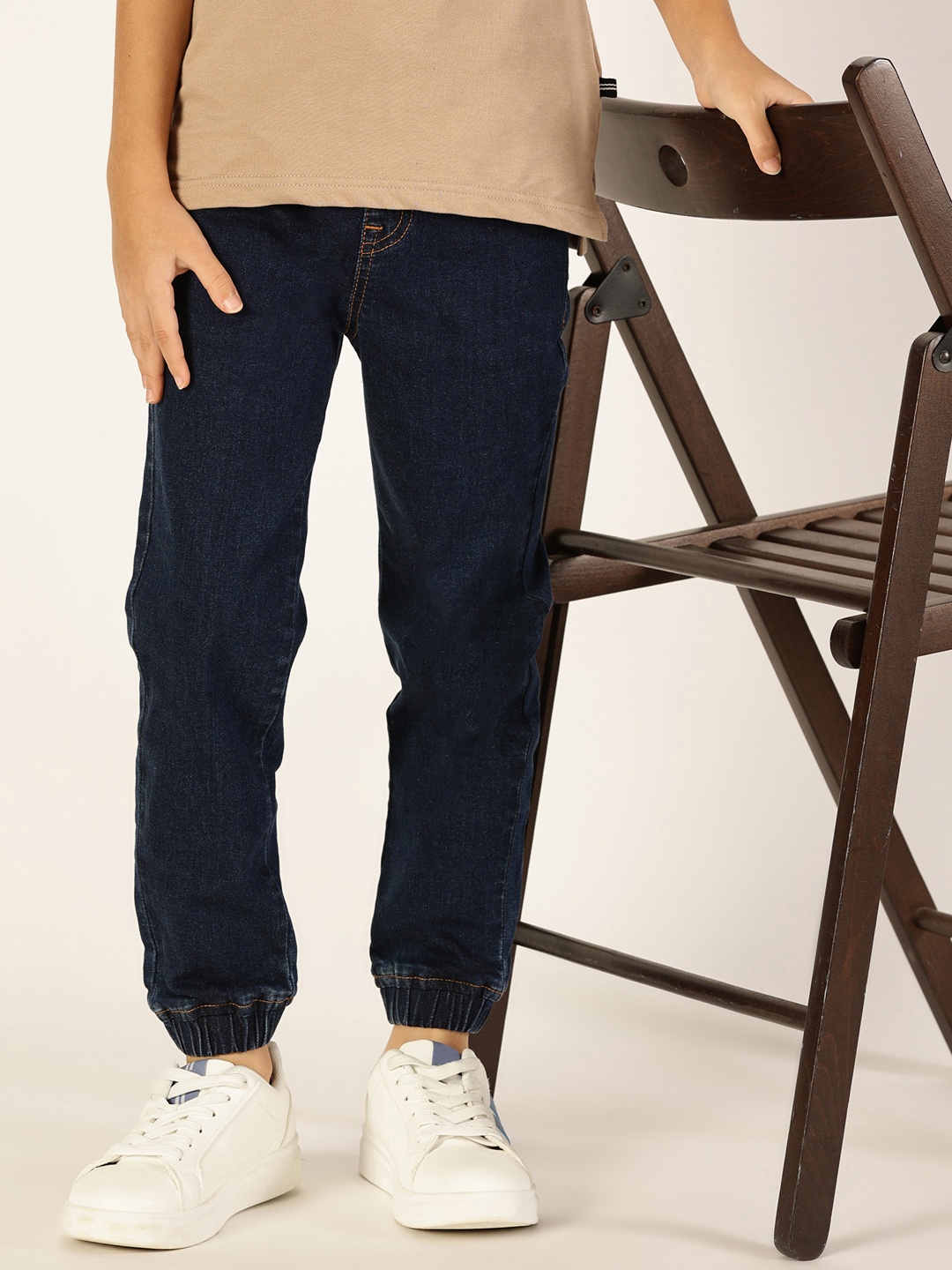 

Nautica Boys Smart Jogger Stretchable Jeans, Navy blue