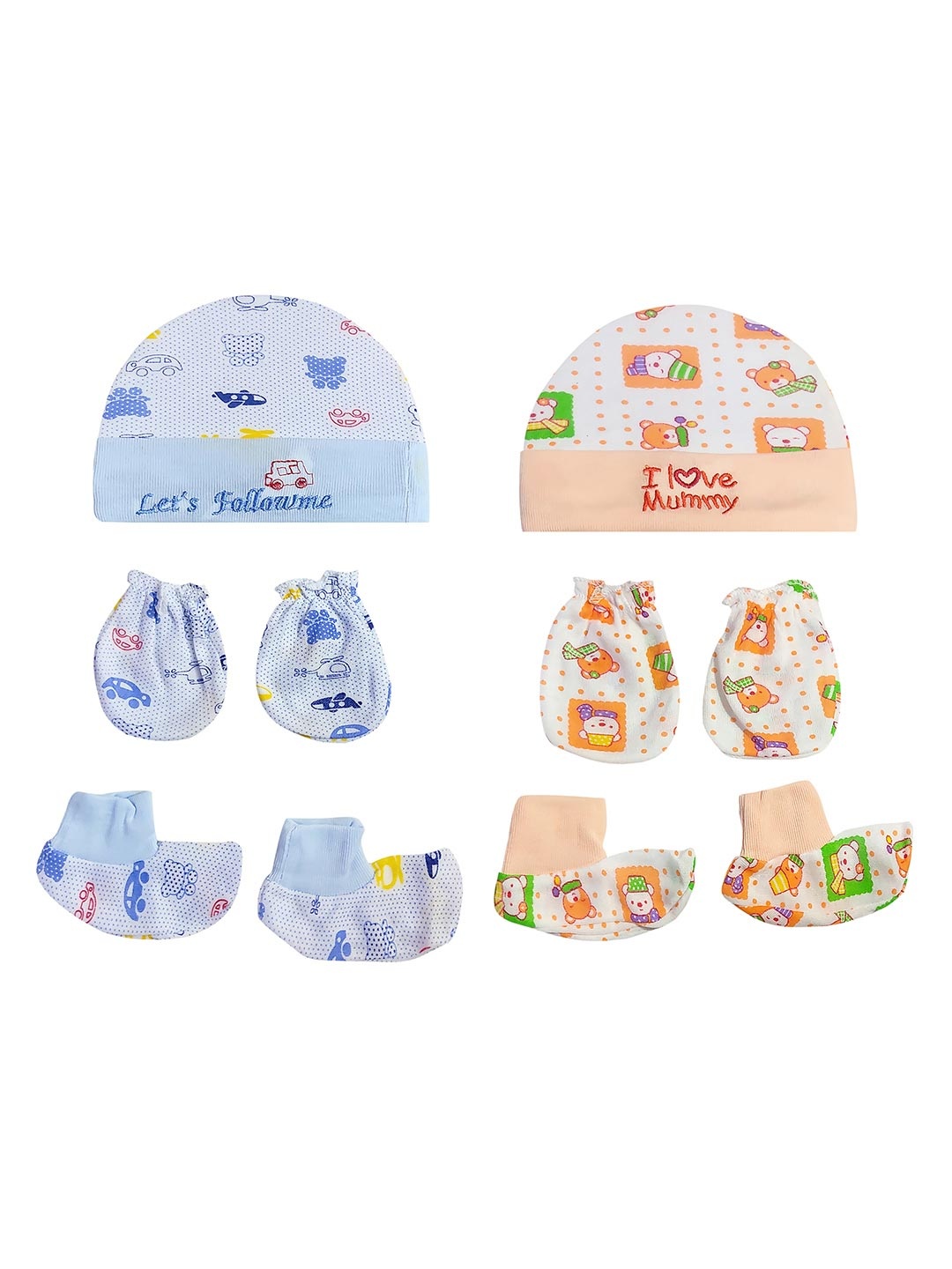 

BAESD Unisex Kids Printed Beanie, Blue