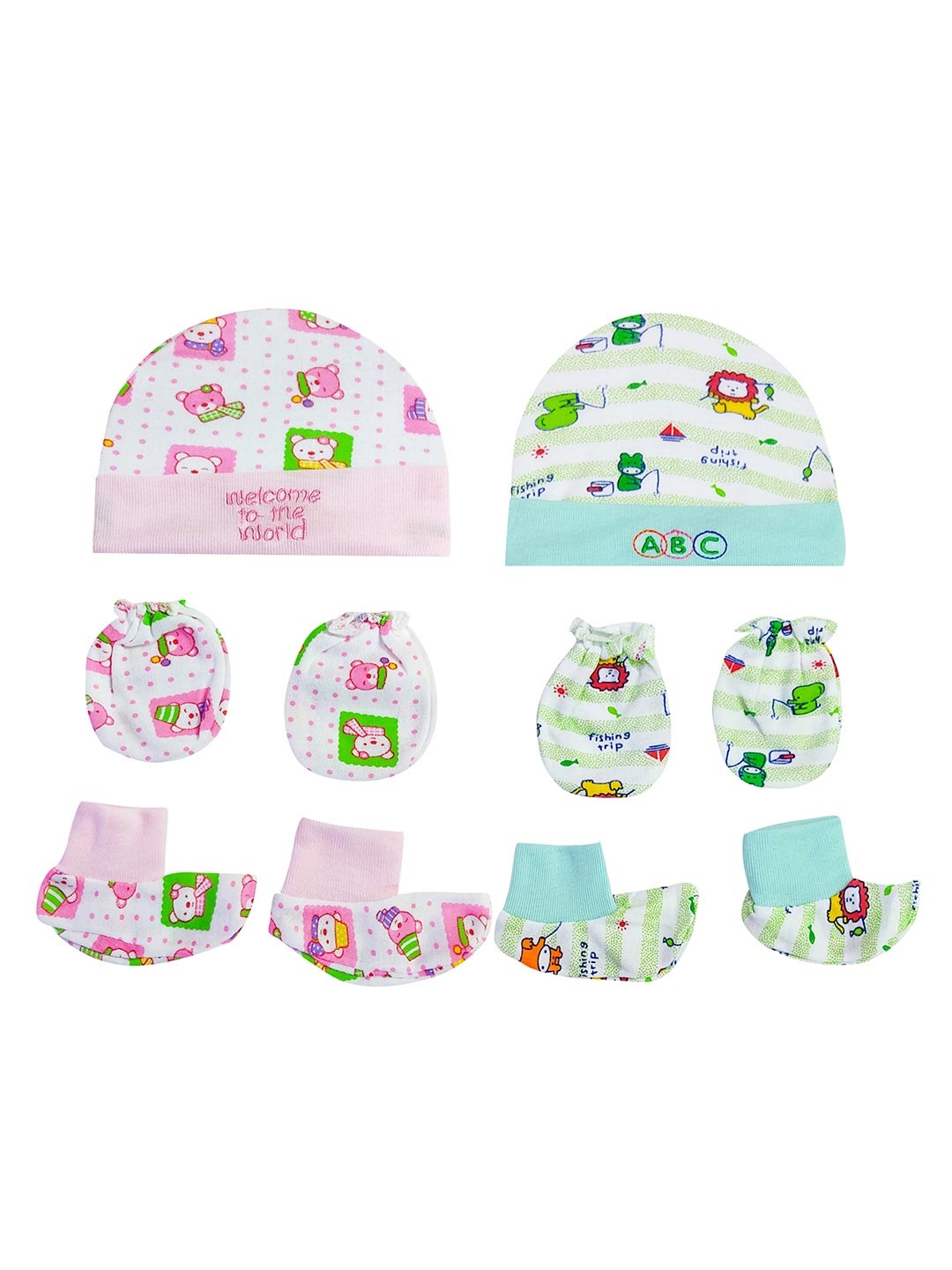 

BAESD Unisex Kids Printed Beanie, Pink