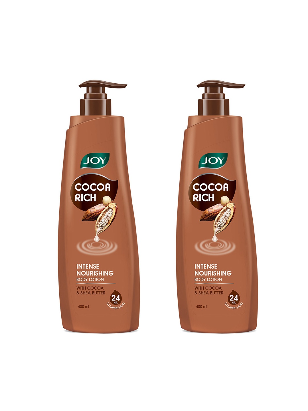 

JOY Cocoa Rich Intense Nourishing Body Lotion With Shea Butter - 400ml Each, Brown