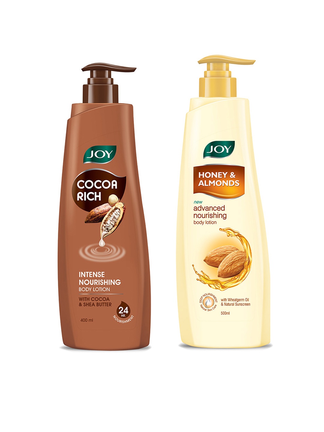 

JOY Cocoa Rich & Honey Almond Nourishing Body Lotion With Shea Butter - 900ml, Brown